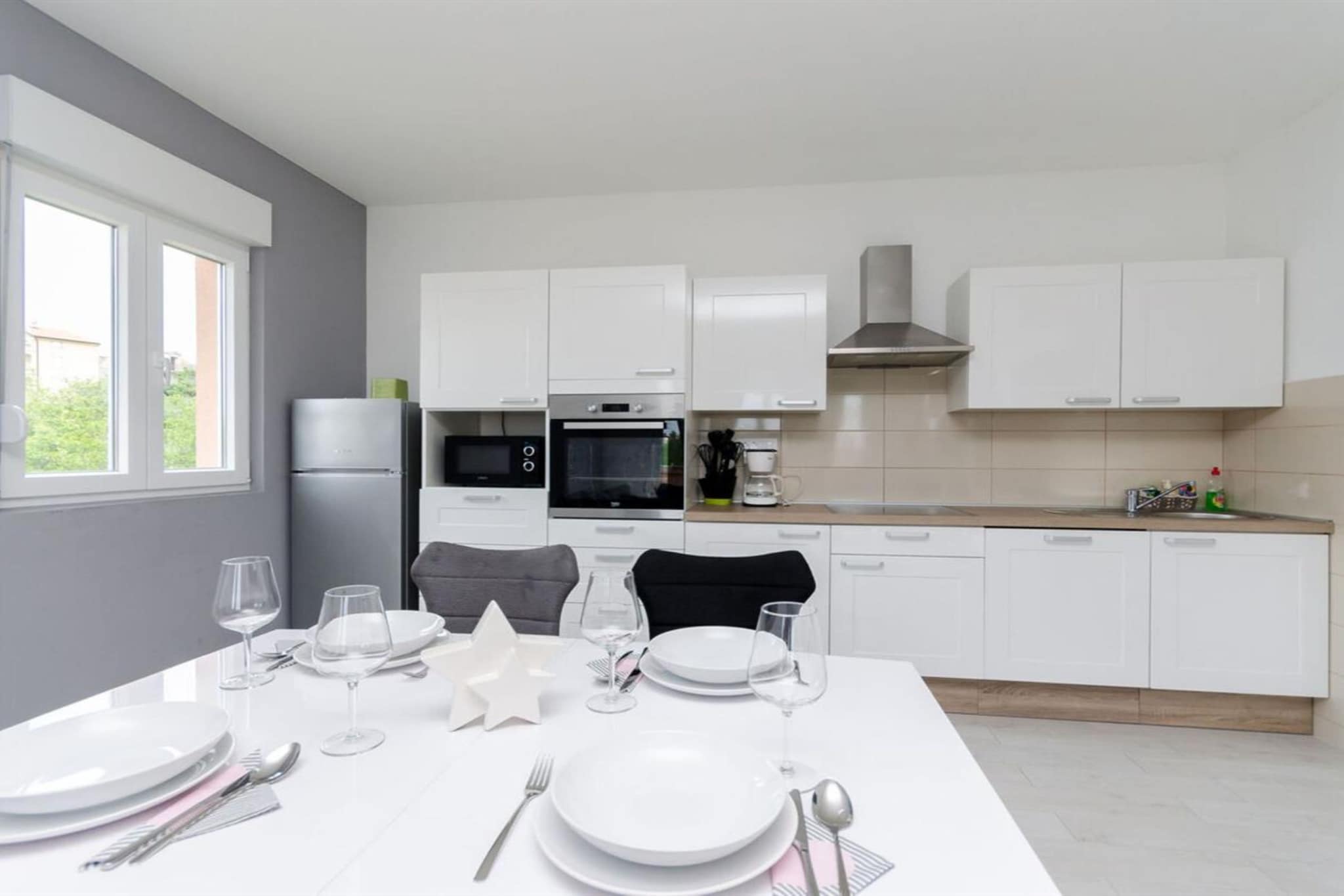 Apartments and Room Ljubica i Branko - Two bedroom Apartment A3 (Dani) - Keuken