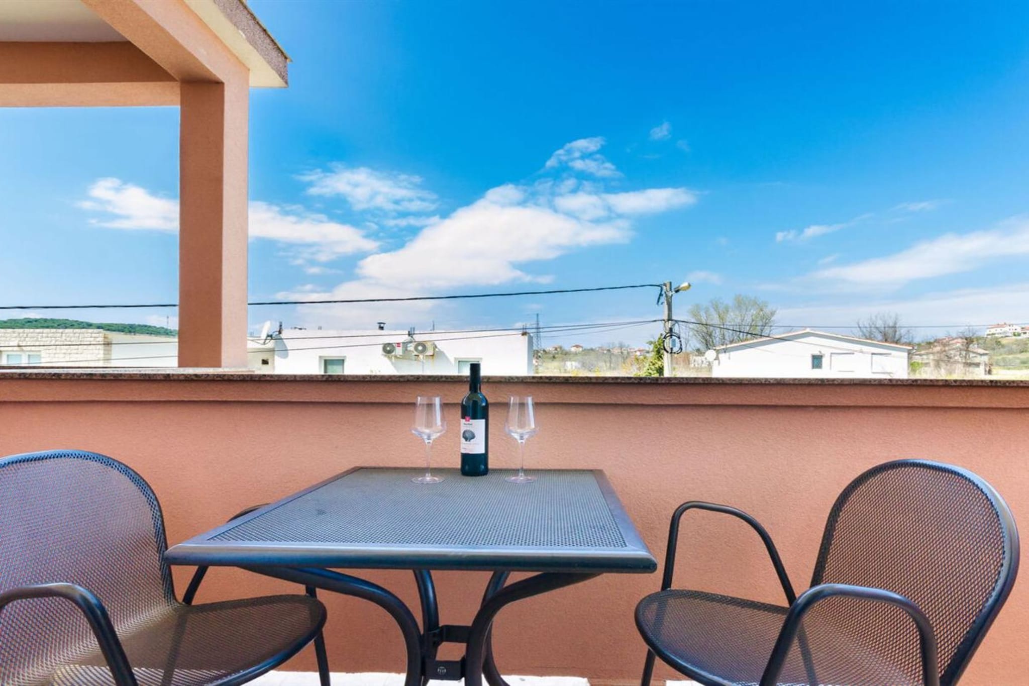 Apartments and Room Ljubica i Branko - Double Room S3 - Terrasbalkon
