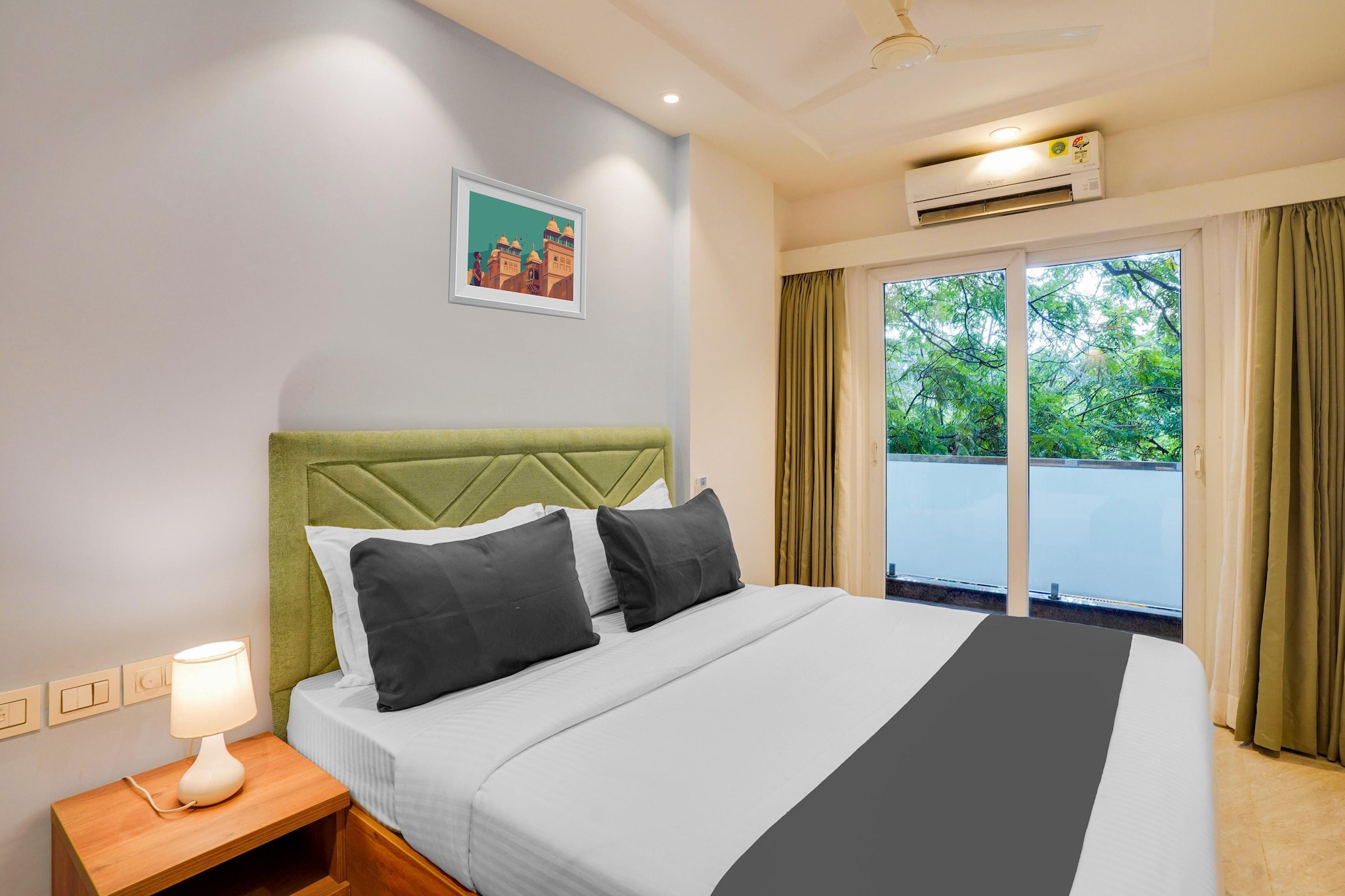 Enjoy a comfortable and hassle-free experience at our thoughtfully designed property. Each room is equipped with modern amenities, cozy bedding, and elegant decor to make you feel right at home. Located conveniently with easy access to public transport and major attractions, it's perfect for both business and leisure travelers. Cleanliness and guest comfort are our top priorities, and our team is available 24/7 to assist you throughout your stay.
Unmarried couples are warmly welcome at this property.
Guests with local ID proof are warmly welcome.
Foreign guests are welcome and allowed to stay at this property without any restrictions
Early Check-In Policy: A full day’s room rate will be charged for check-ins before 6:00 AM. Complimentary early check-in is available between 6:00 AM and 10:00 AM, subject to room availability.
Check-in is only available to guests aged 18 and above. Please provide a government-issued ID to confirm your age.