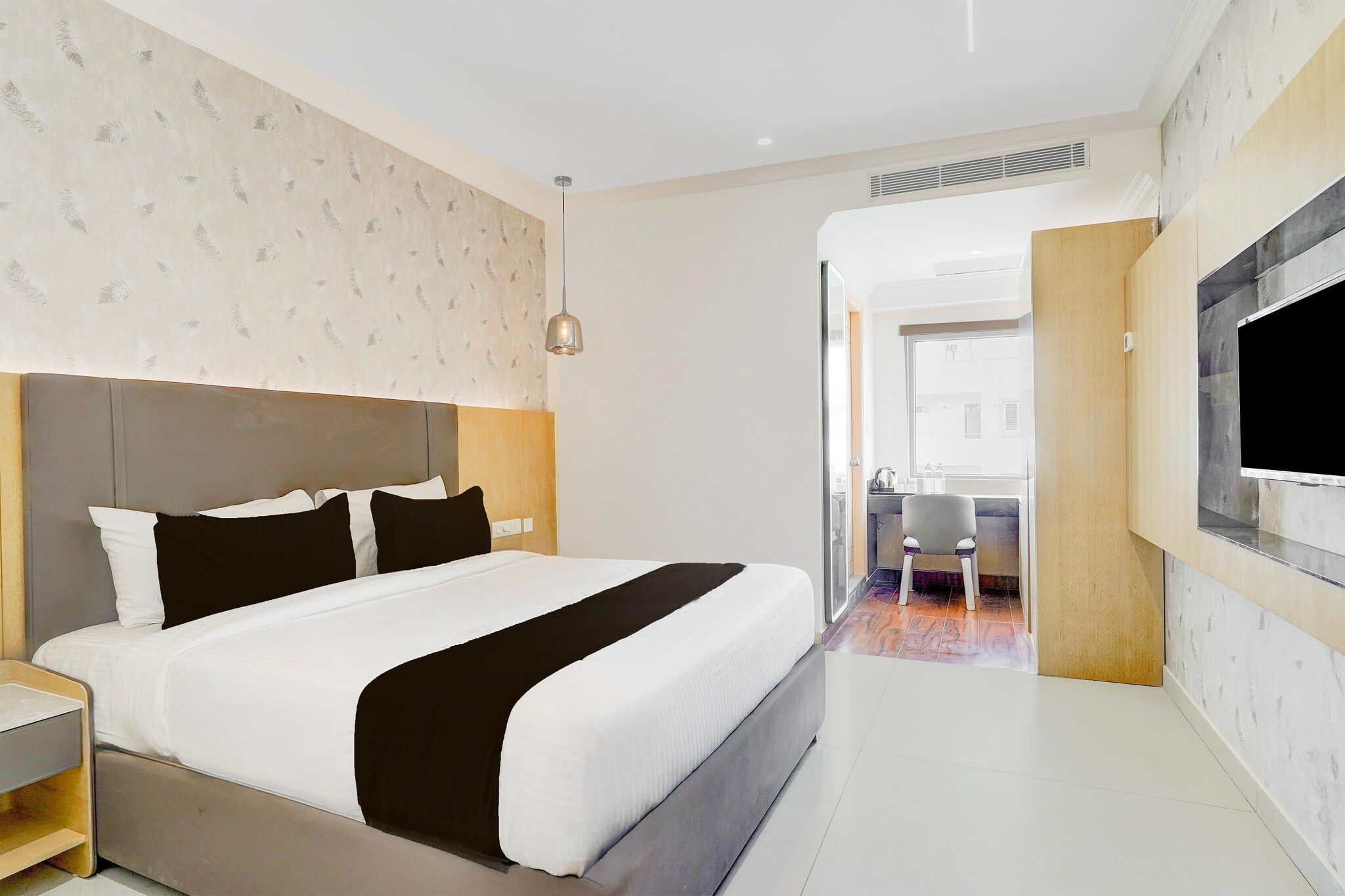 Enjoy a comfortable and hassle-free experience at our thoughtfully designed property. Each room is equipped with modern amenities, cozy bedding, and elegant decor to make you feel right at home. Located conveniently with easy access to public transport and major attractions, it's perfect for both business and leisure travelers. Cleanliness and guest comfort are our top priorities, and our team is available 24/7 to assist you throughout your stay.
 
Unmarried couples are warmly welcome at this property.
Guests with local ID proof are warmly welcome.
Foreign guests are welcome and allowed to stay at this property without any restrictions
Early Check-In Policy: A full day’s room rate will be charged for check-ins before 6:00 AM. Complimentary early check-in is available between 6:00 AM and 10:00 AM, subject to room availability.
 
Check-in is only available to guests aged 18 and above. Please provide a government-issued ID to confirm your age.
