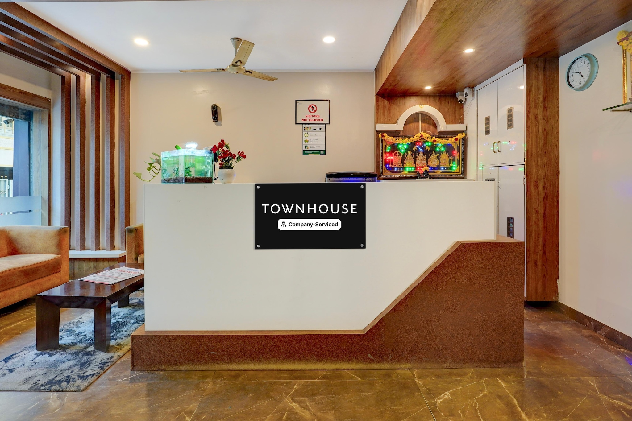Ground floor: (bedroom(double bed, TV, seating area, air conditioning, telephone), bathroom(bathtub or shower, washbasin, toilet, Towels incl., shampoo, body soap, hot water), lift)