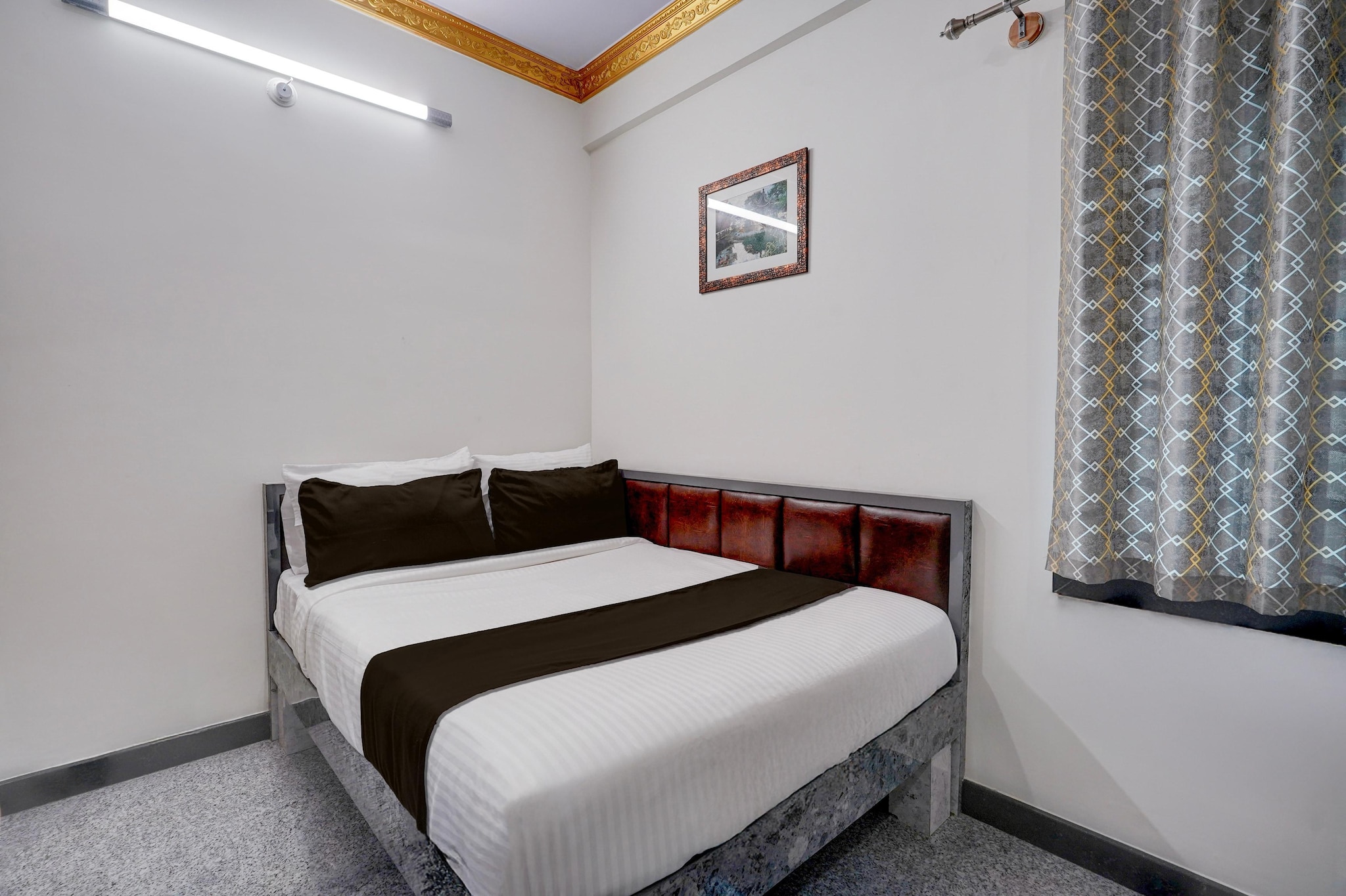 Enjoy a comfortable and hassle-free experience at our thoughtfully designed property. Each room is equipped with modern amenities, cozy bedding, and elegant decor to make you feel right at home. Located conveniently with easy access to public transport and major attractions, it's perfect for both business and leisure travelers. Cleanliness and guest comfort are our top priorities, and our team is available 24/7 to assist you throughout your stay.
 
Unmarried couples are warmly welcome at this property.
Guests with local ID proof are warmly welcome.
Foreign guests are welcome and allowed to stay at this property without any restrictions
Early Check-In Policy: A full day’s room rate will be charged for check-ins before 6:00 AM. Complimentary early check-in is available between 6:00 AM and 10:00 AM, subject to room availability.
 
Check-in is only available to guests aged 18 and above. Please provide a government-issued ID to confirm your age.

