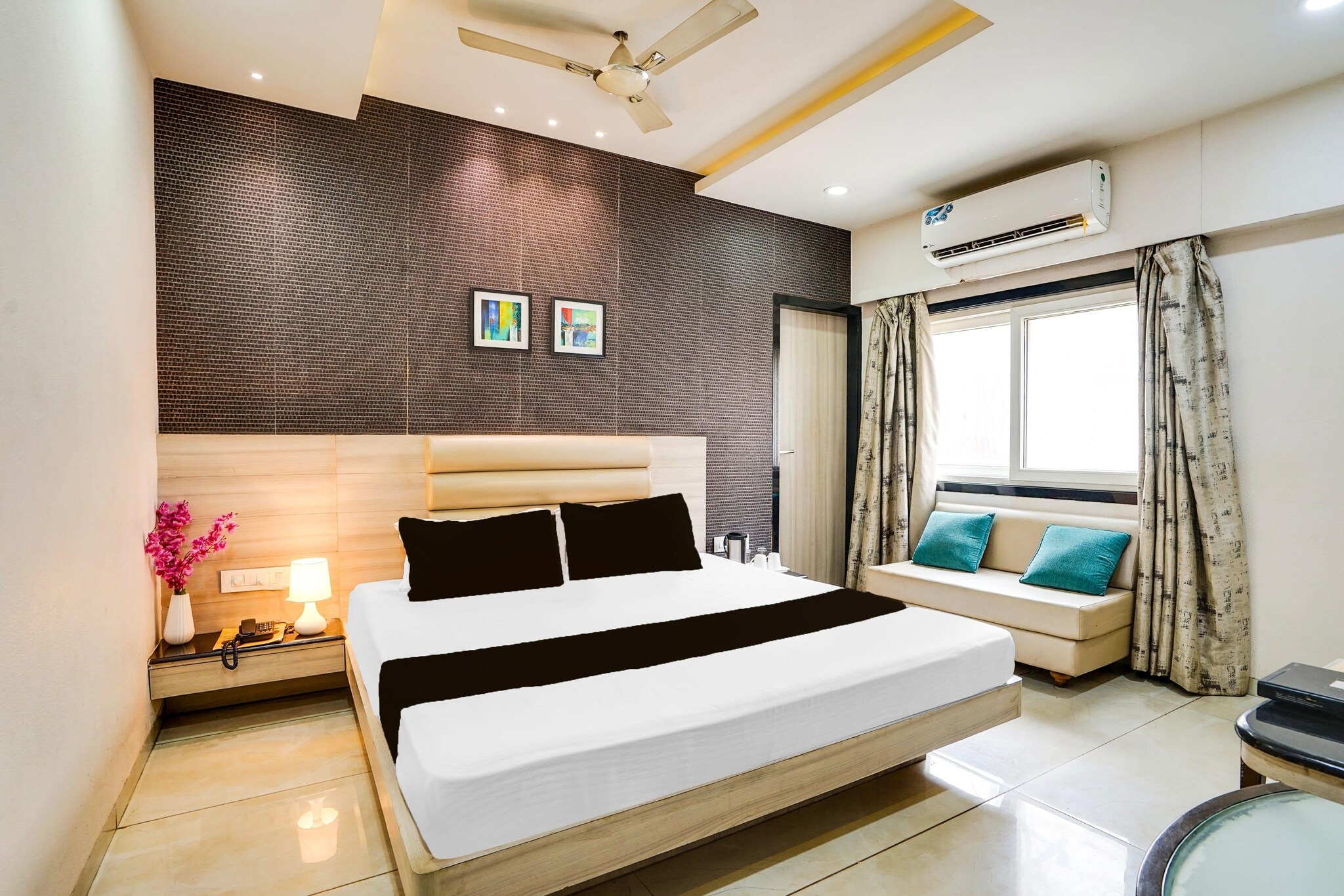 Enjoy a comfortable and hassle-free experience at our thoughtfully designed property. Each room is equipped with modern amenities, cozy bedding, and elegant decor to make you feel right at home. Located conveniently with easy access to public transport and major attractions, it's perfect for both business and leisure travelers. Cleanliness and guest comfort are our top priorities, and our team is available 24/7 to assist you throughout your stay.
Unmarried couples are warmly welcome at this property.
Guests with local ID proof are warmly welcome.
Foreign guests are welcome and allowed to stay at this property without any restrictions
Early Check-In Policy: A full day’s room rate will be charged for check-ins before 6:00 AM. Complimentary early check-in is available between 6:00 AM and 10:00 AM, subject to room availability.
Check-in is only available to guests aged 18 and above. Please provide a government-issued ID to confirm your age.