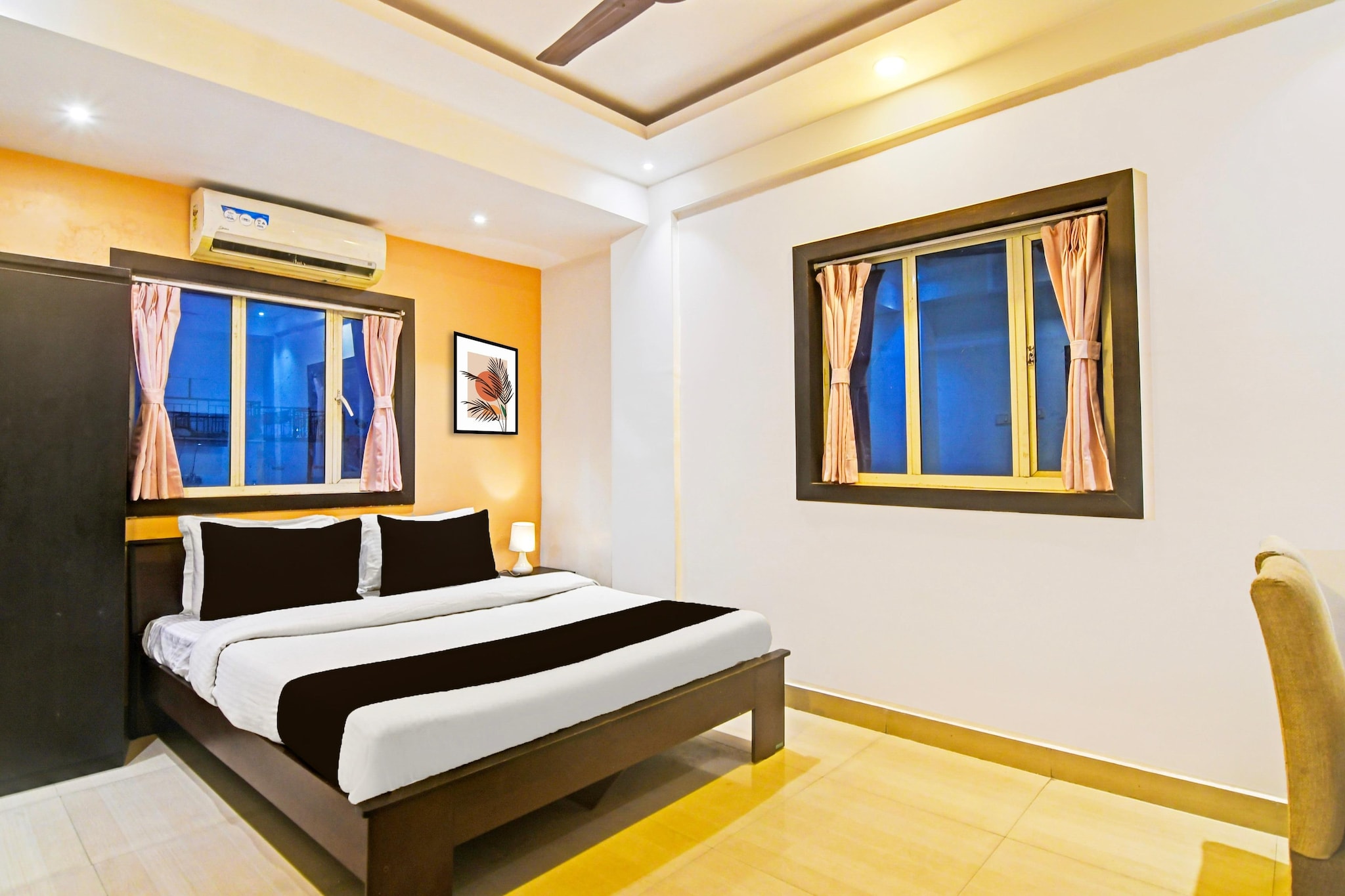 Enjoy a comfortable and hassle-free experience at our thoughtfully designed property. Each room is equipped with modern amenities, cozy bedding, and elegant decor to make you feel right at home. Located conveniently with easy access to public transport and major attractions, it's perfect for both business and leisure travelers. Cleanliness and guest comfort are our top priorities, and our team is available 24/7 to assist you throughout your stay.
 
Unmarried couples are warmly welcome at this property.
Guests with local ID proof are warmly welcome.
Foreign guests are welcome and allowed to stay at this property without any restrictions
Early Check-In Policy: A full day’s room rate will be charged for check-ins before 6:00 AM. Complimentary early check-in is available between 6:00 AM and 10:00 AM, subject to room availability.
 
Check-in is only available to guests aged 18 and above. Please provide a government-issued ID to confirm your age.
