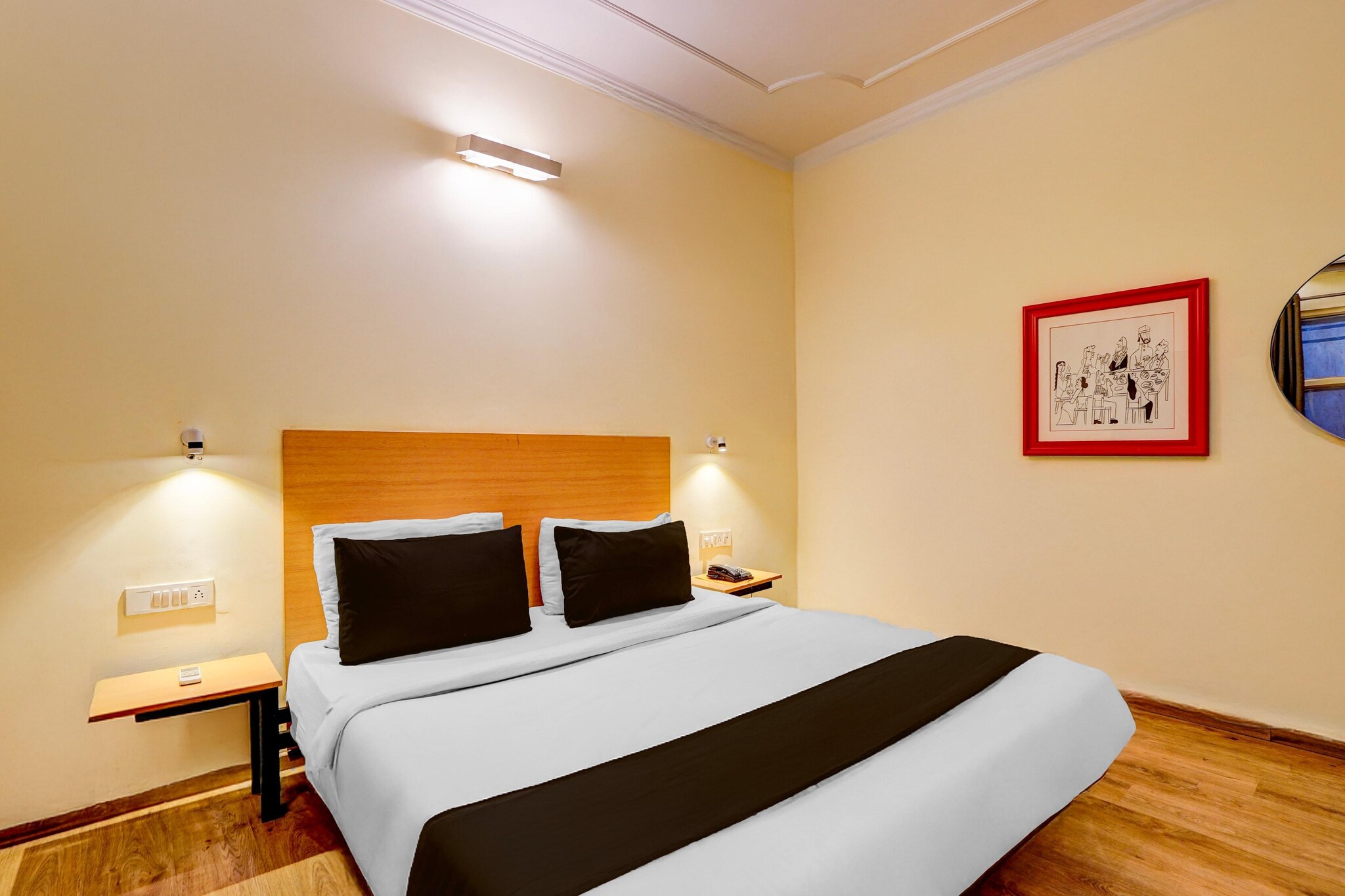 Enjoy a comfortable and hassle-free experience at our thoughtfully designed property. Each room is equipped with modern amenities, cozy bedding, and elegant decor to make you feel right at home. Located conveniently with easy access to public transport and major attractions, it's perfect for both business and leisure travelers. Cleanliness and guest comfort are our top priorities, and our team is available 24/7 to assist you throughout your stay.
Unmarried couples are warmly welcome at this property.
Guests with local ID proof are warmly welcome.
Foreign guests are welcome and allowed to stay at this property without any restrictions
Early Check-In Policy: A full day’s room rate will be charged for check-ins before 6:00 AM. Complimentary early check-in is available between 6:00 AM and 10:00 AM, subject to room availability.
Check-in is only available to guests aged 18 and above. Please provide a government-issued ID to confirm your age.