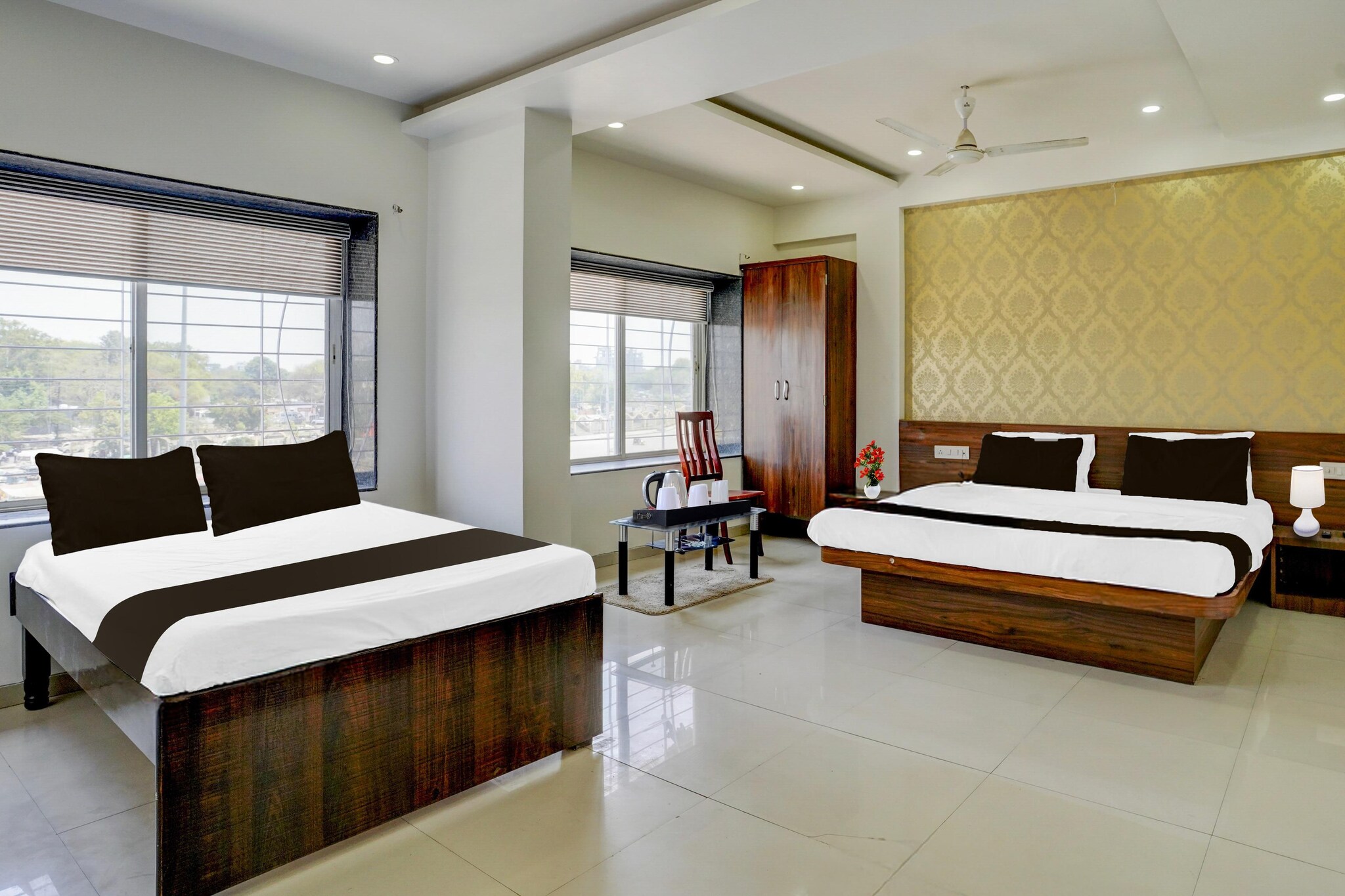 Enjoy a comfortable and hassle-free experience at our thoughtfully designed property. Each room is equipped with modern amenities, cozy bedding, and elegant decor to make you feel right at home. Located conveniently with easy access to public transport and major attractions, it's perfect for both business and leisure travelers. Cleanliness and guest comfort are our top priorities, and our team is available 24/7 to assist you throughout your stay.
Unmarried couples are warmly welcome at this property.
Guests with local ID proof are warmly welcome.
Foreign guests are welcome and allowed to stay at this property without any restrictions
Early Check-In Policy: A full day’s room rate will be charged for check-ins before 6:00 AM. Complimentary early check-in is available between 6:00 AM and 10:00 AM, subject to room availability.
Check-in is only available to guests aged 18 and above. Please provide a government-issued ID to confirm your age.