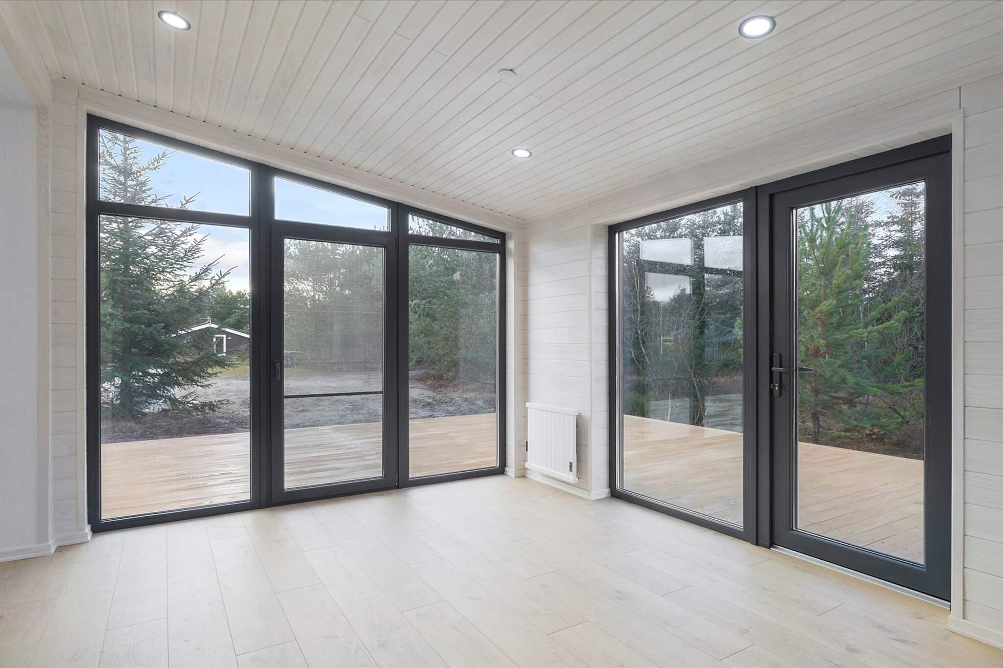 Internet Access DSL, Kitchen(stove(induction), coffee machine, oven, microwave, dishwasher, freezer(100-139L), fridge-freezer), Living/bed room(TV), bedroom(double bed), bedroom(2x single bed), bedroom(double bed), bathroom(washbasin, shower, toilet, washing machine), heating(electric), terrace, garden furniture, air to air heatpump