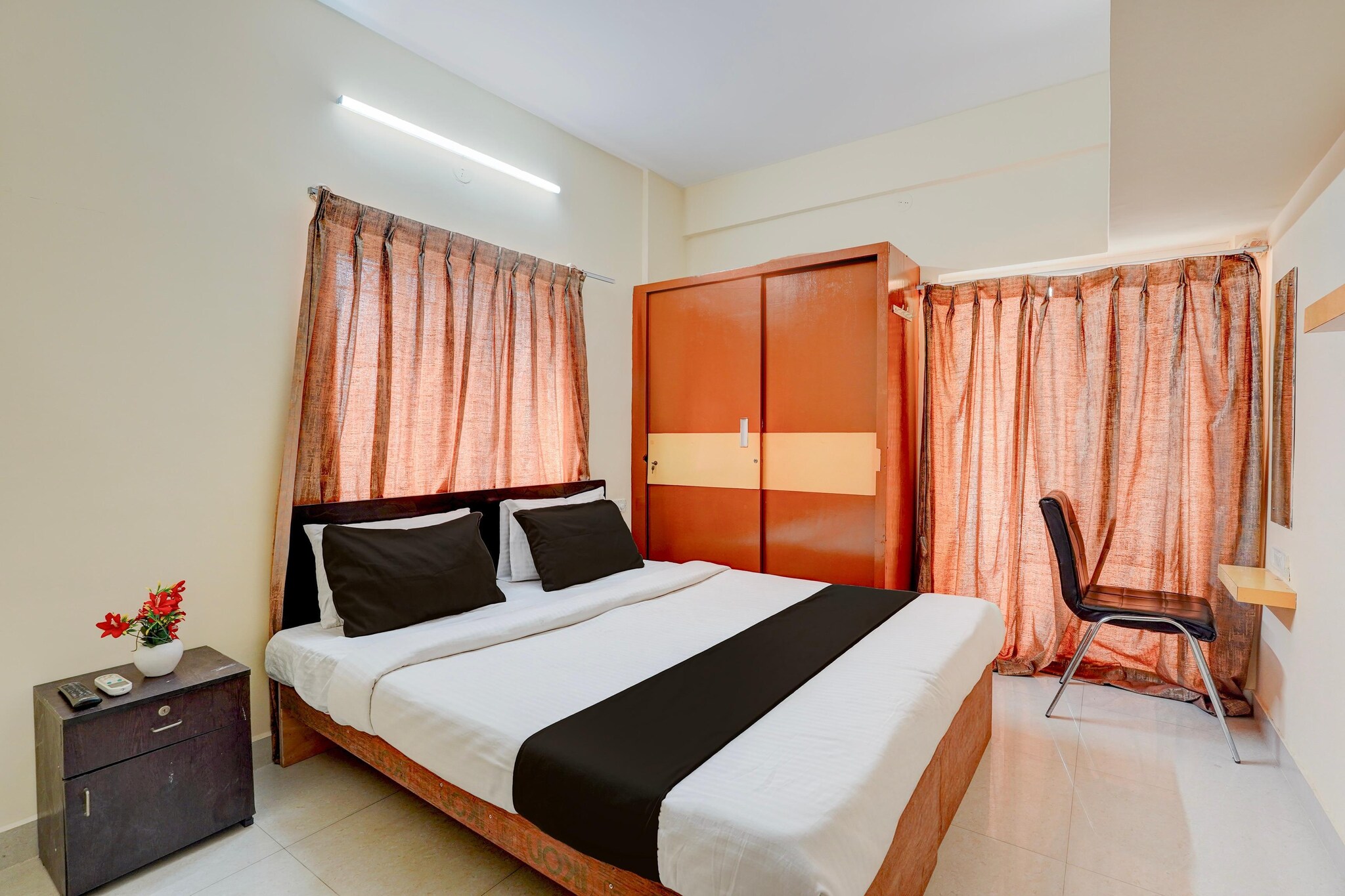 "Enjoy a comfortable and hassle-free experience at our thoughtfully designed property. Each room is equipped with modern amenities, cozy bedding, and elegant decor to make you feel right at home. Located conveniently with easy access to public transport and major attractions, it's perfect for both business and leisure travelers. Cleanliness and guest comfort are our top priorities, and our team is available 24/7 to assist you throughout your stay.
No Restrictions
1. Unmarried couples are warmly welcome at this property.
2. Guests with local ID proof are warmly welcome.
3.Foreign guests are welcome and allowed to stay at this property without any restrictions
4.Early Check-In Policy: A full day’s room rate will be charged for check-ins before 6:00 AM. Complimentary early check-in is available between 6:00 AM and 10:00 AM, subject to room availability.
5.Check-in is only available to guests aged 18 and above. Please provide a government-issued ID to confirm your age.