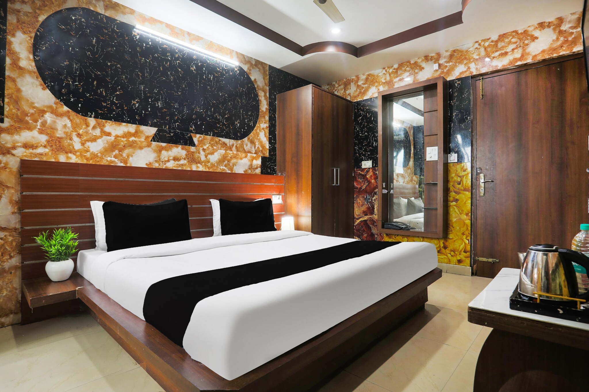 Enjoy a comfortable and hassle-free experience at our thoughtfully designed property. Each room is equipped with modern amenities, cozy bedding, and elegant decor to make you feel right at home. Located conveniently with easy access to public transport and major attractions, it's perfect for both business and leisure travelers. Cleanliness and guest comfort are our top priorities, and our team is available 24/7 to assist you throughout your stay.
Unmarried couples are warmly welcome at this property.
Guests with local ID proof are warmly welcome.
Foreign guests are welcome and allowed to stay at this property without any restrictions
Early Check-In Policy: A full day’s room rate will be charged for check-ins before 6:00 AM. Complimentary early check-in is available between 6:00 AM and 10:00 AM, subject to room availability.
Check-in is only available to guests aged 18 and above. Please provide a government-issued ID to confirm your age.