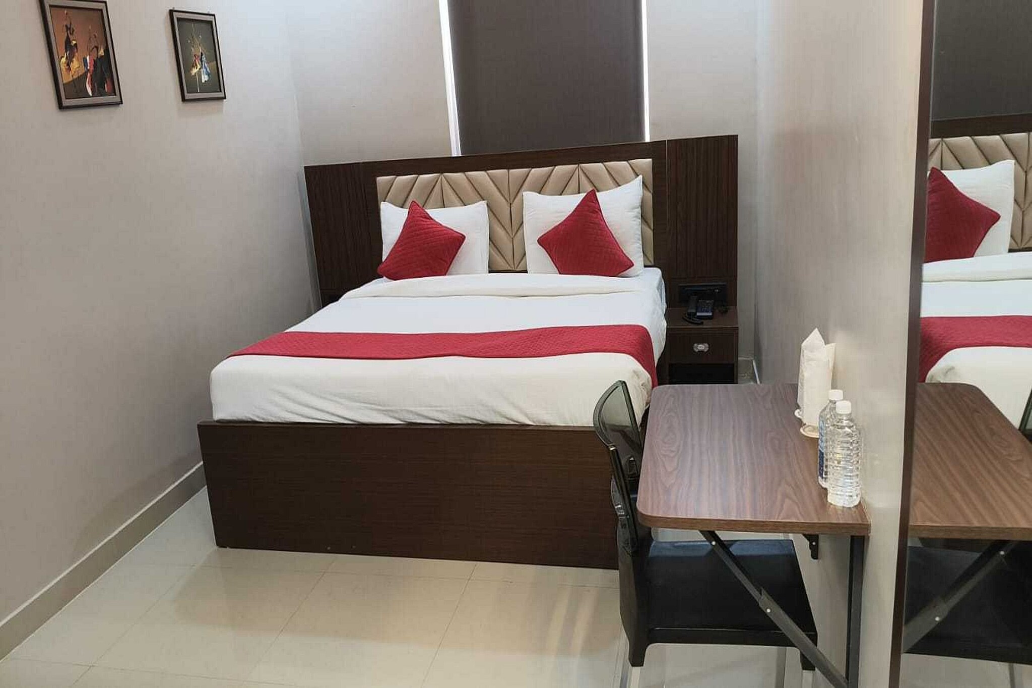 Enjoy a comfortable and hassle-free experience at our thoughtfully designed property. Each room is equipped with modern amenities, cozy bedding, and elegant decor to make you feel right at home. Located conveniently with easy access to public transport and major attractions, it's perfect for both business and leisure travelers. Cleanliness and guest comfort are our top priorities, and our team is available 24/7 to assist you throughout your stay.
Unmarried couples are warmly welcome at this property.
Guests with local ID proof are warmly welcome.
Foreign guests are welcome and allowed to stay at this property without any restrictions
Early Check-In Policy: A full day’s room rate will be charged for check-ins before 6:00 AM. Complimentary early check-in is available between 6:00 AM and 10:00 AM, subject to room availability.
Check-in is only available to guests aged 18 and above. Please provide a government-issued ID to confirm your age.