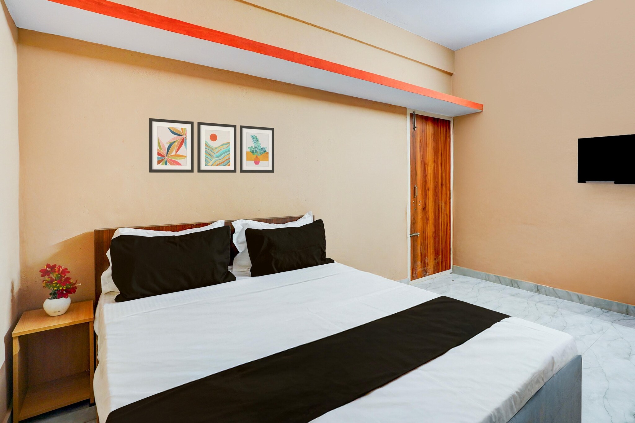 Enjoy a comfortable and hassle-free experience at our thoughtfully designed property. Each room is equipped with modern amenities, cozy bedding, and elegant decor to make you feel right at home. Located conveniently with easy access to public transport and major attractions, it's perfect for both business and leisure travelers. Cleanliness and guest comfort are our top priorities, and our team is available 24/7 to assist you throughout your stay.
 
Unmarried couples are warmly welcome at this property.
Guests with local ID proof are warmly welcome.
Foreign guests are welcome and allowed to stay at this property without any restrictions
Early Check-In Policy: A full day’s room rate will be charged for check-ins before 6:00 AM. Complimentary early check-in is available between 6:00 AM and 10:00 AM, subject to room availability.
 
Check-in is only available to guests aged 18 and above. Please provide a government-issued ID to confirm your age.
