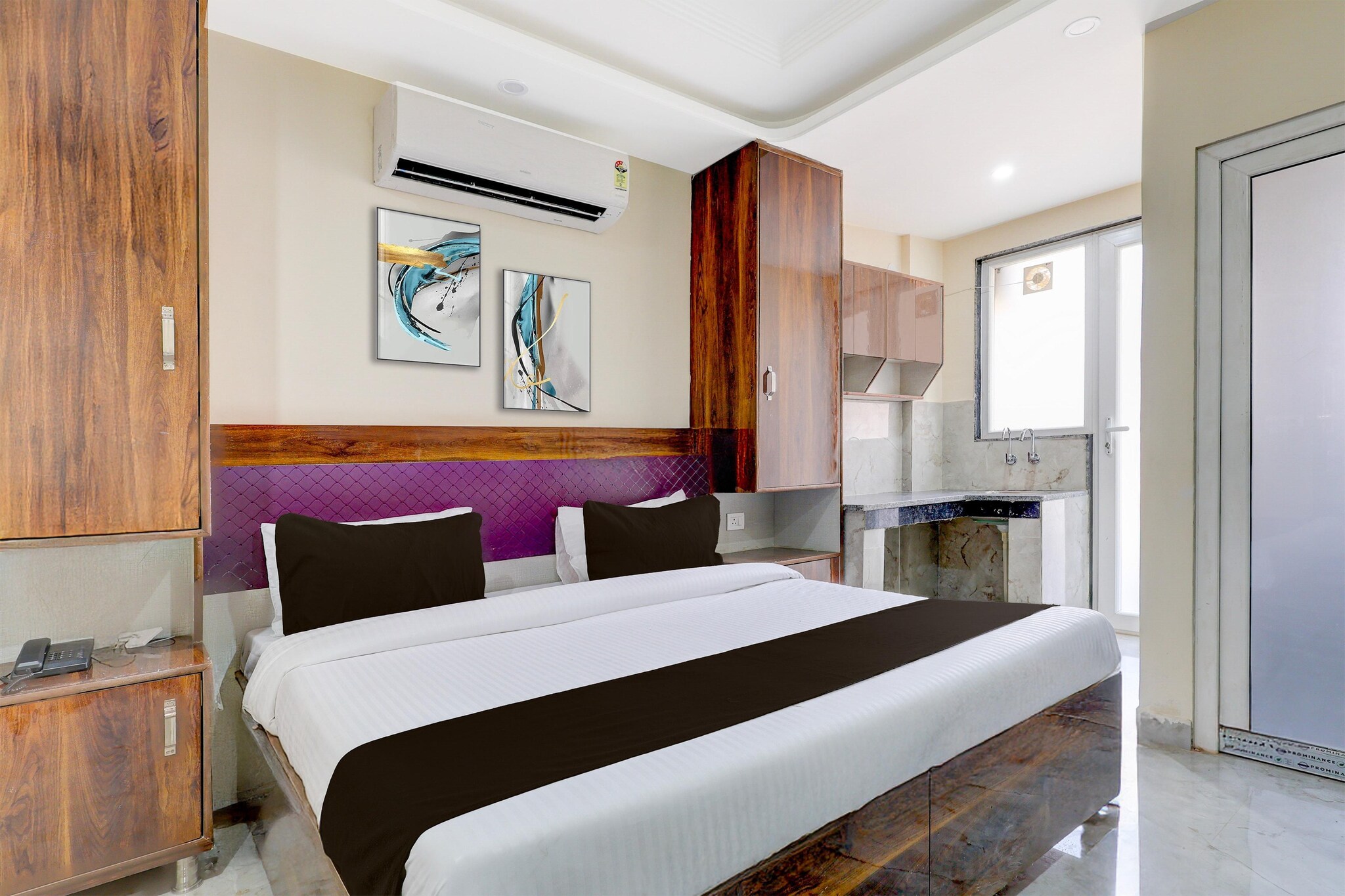 Enjoy a comfortable and hassle-free experience at our thoughtfully designed property. Each room is equipped with modern amenities, cozy bedding, and elegant decor to make you feel right at home. Located conveniently with easy access to public transport and major attractions, it's perfect for both business and leisure travelers. Cleanliness and guest comfort are our top priorities, and our team is available 24/7 to assist you throughout your stay.
Unmarried couples are warmly welcome at this property.
Guests with local ID proof are warmly welcome.
Foreign guests are welcome and allowed to stay at this property without any restrictions
Early Check-In Policy: A full day’s room rate will be charged for check-ins before 6:00 AM. Complimentary early check-in is available between 6:00 AM and 10:00 AM, subject to room availability.
Check-in is only available to guests aged 18 and above. Please provide a government-issued ID to confirm your age.