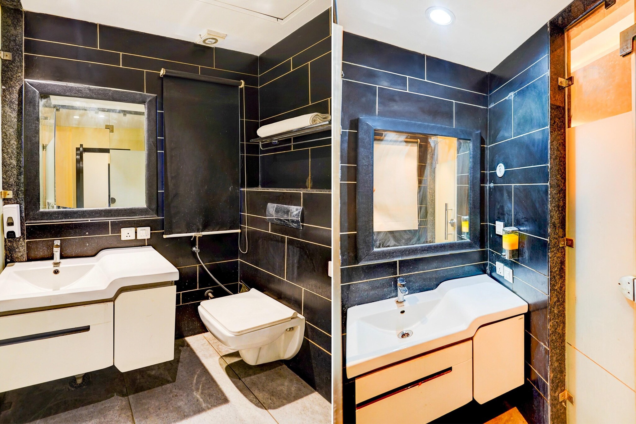 Ground floor: (bedroom(double bed, TV, seating area, air conditioning, telephone), bathroom(bathtub or shower, shower, washbasin, toilet, Towels incl., shampoo, body soap, hot water), Parking, lift)