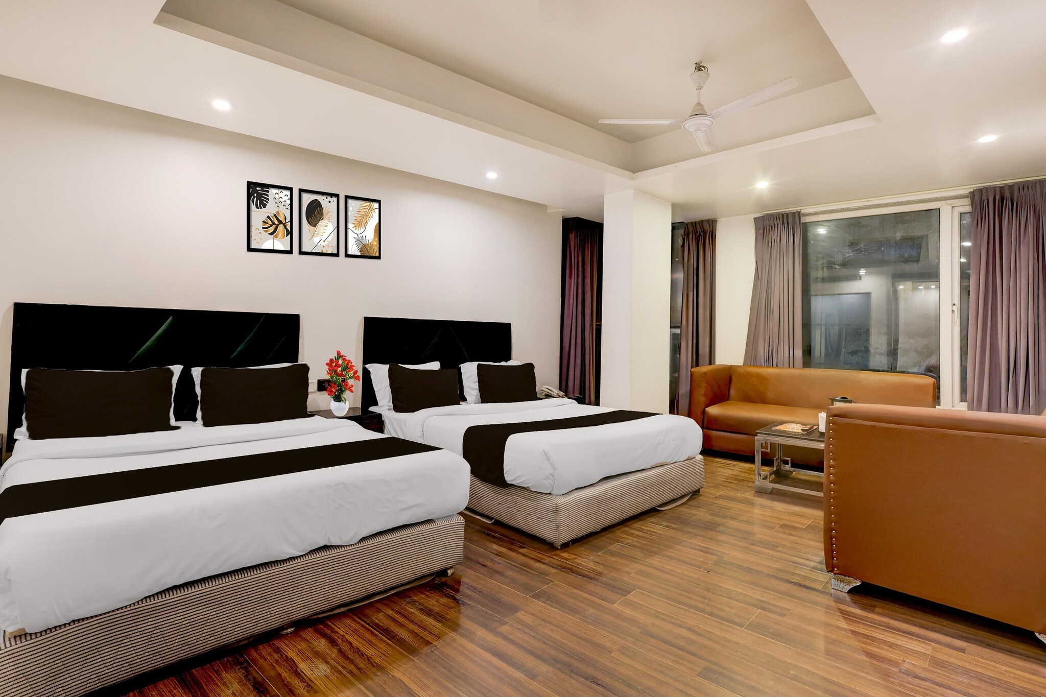 Enjoy a comfortable and hassle-free experience at our thoughtfully designed property. Each room is equipped with modern amenities, cozy bedding, and elegant decor to make you feel right at home. Located conveniently with easy access to public transport and major attractions, it's perfect for both business and leisure travelers. Cleanliness and guest comfort are our top priorities, and our team is available 24/7 to assist you throughout your stay.
Unmarried couples are warmly welcome at this property.
Guests with local ID proof are warmly welcome.
Foreign guests are welcome and allowed to stay at this property without any restrictions
Early Check-In Policy: A full day’s room rate will be charged for check-ins before 6:00 AM. Complimentary early check-in is available between 6:00 AM and 10:00 AM, subject to room availability.
Check-in is only available to guests aged 18 and above. Please provide a government-issued ID to confirm your age.