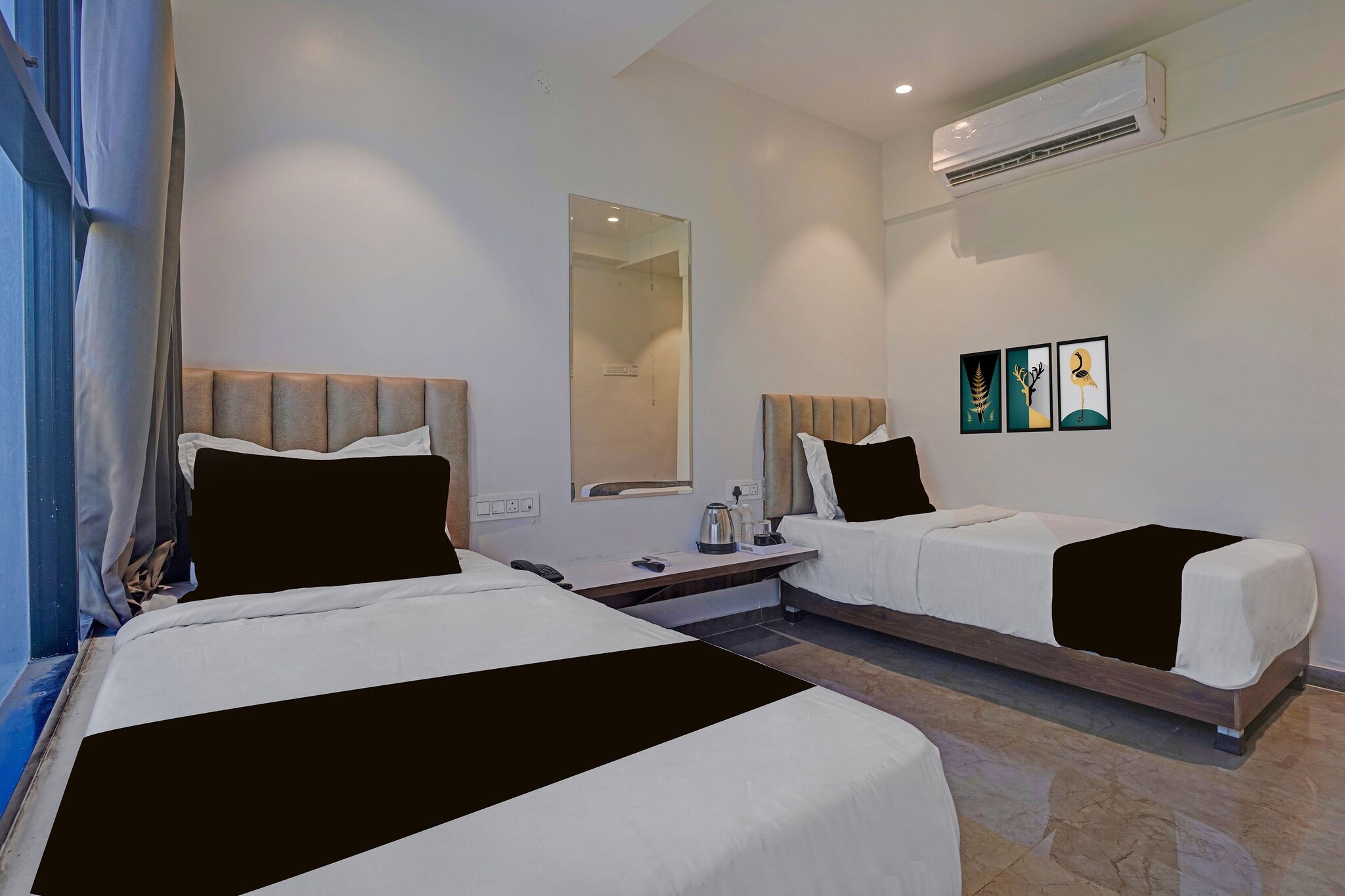 Enjoy a comfortable and hassle-free experience at our thoughtfully designed property. Each room is equipped with modern amenities, cozy bedding, and elegant decor to make you feel right at home. Located conveniently with easy access to public transport and major attractions, it's perfect for both business and leisure travelers. Cleanliness and guest comfort are our top priorities, and our team is available 24/7 to assist you throughout your stay.
Unmarried couples are warmly welcome at this property.
Guests with local ID proof are warmly welcome.
Foreign guests are welcome and allowed to stay at this property without any restrictions
Early Check-In Policy: A full day’s room rate will be charged for check-ins before 6:00 AM. Complimentary early check-in is available between 6:00 AM and 10:00 AM, subject to room availability.
Check-in is only available to guests aged 18 and above. Please provide a government-issued ID to confirm your age.