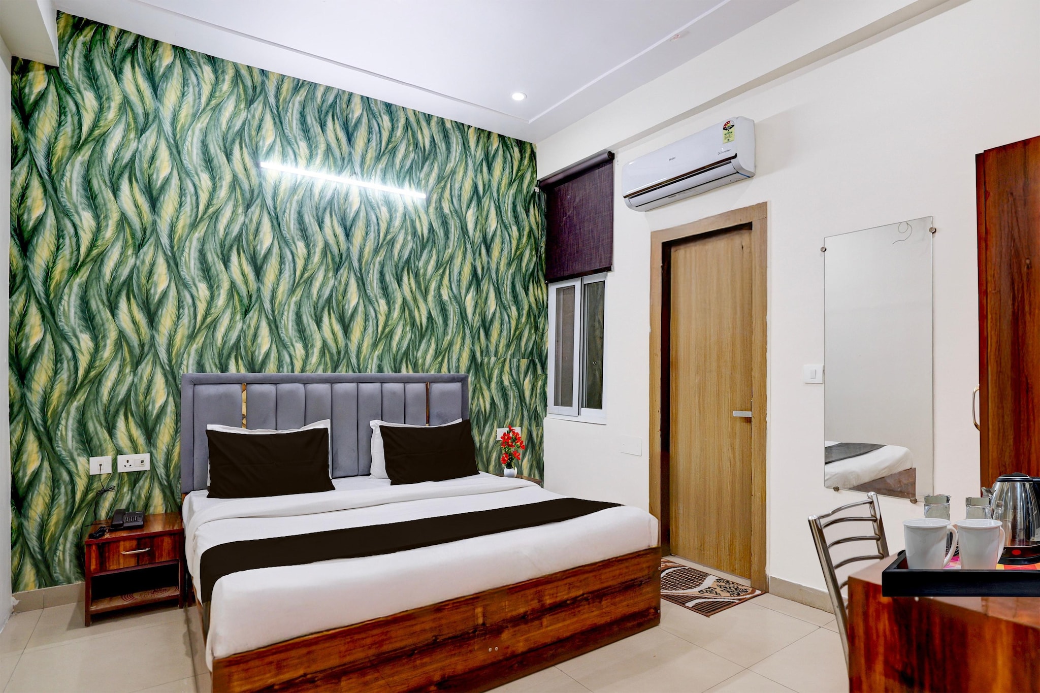 Enjoy a comfortable and hassle-free experience at our thoughtfully designed property. Each room is equipped with modern amenities, cozy bedding, and elegant decor to make you feel right at home. Located conveniently with easy access to public transport and major attractions, it's perfect for both business and leisure travelers. Cleanliness and guest comfort are our top priorities, and our team is available 24/7 to assist you throughout your stay.
 
Unmarried couples are warmly welcome at this property.
Guests with local ID proof are warmly welcome.
Foreign guests are welcome and allowed to stay at this property without any restrictions
Early Check-In Policy: A full day’s room rate will be charged for check-ins before 6:00 AM. Complimentary early check-in is available between 6:00 AM and 10:00 AM, subject to room availability.
 
Check-in is only available to guests aged 18 and above. Please provide a government-issued ID to confirm your age.
