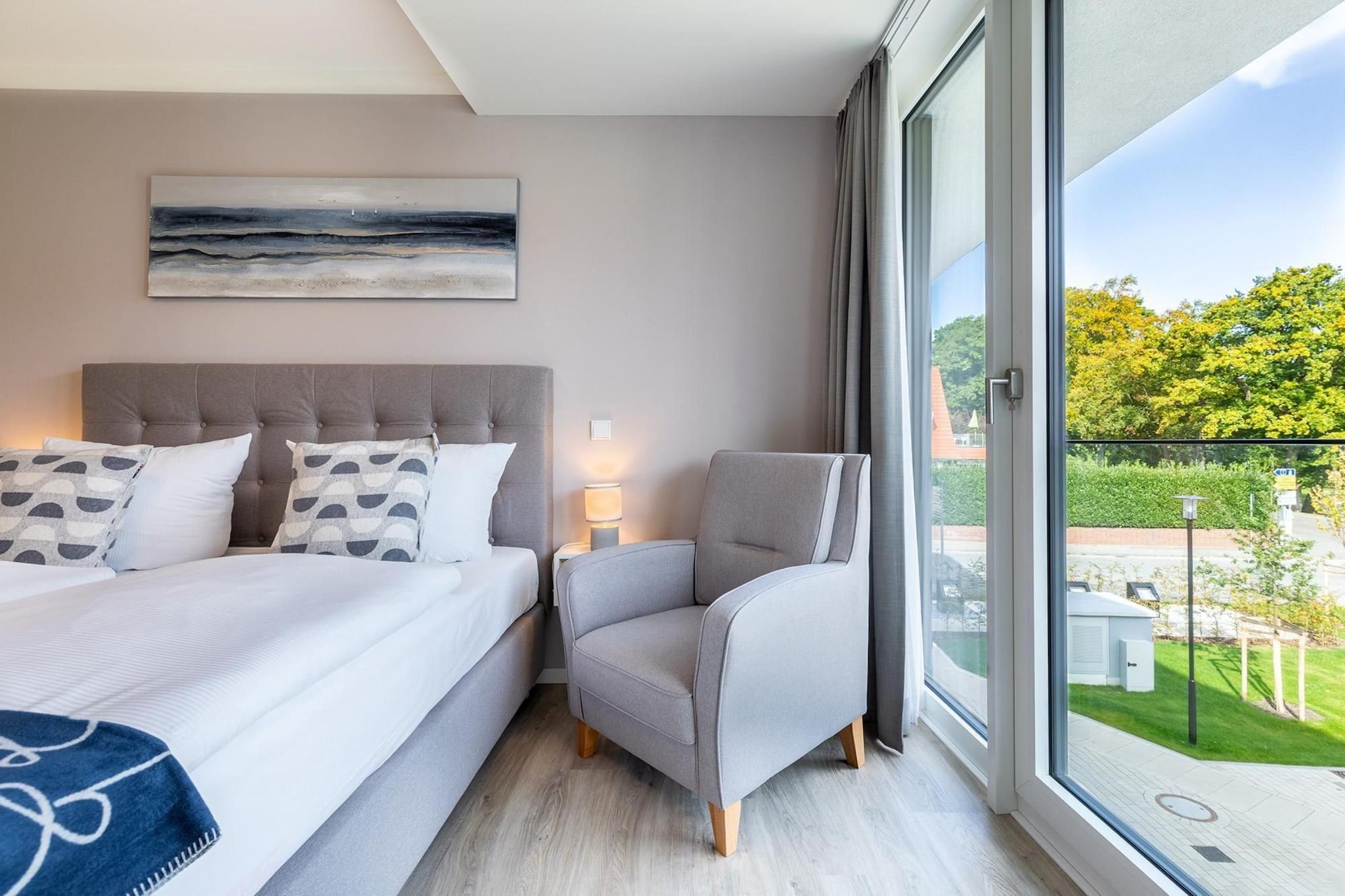 Godewindpark Travemünde Deluxe-Suite 1.04 - Slaapkamer
