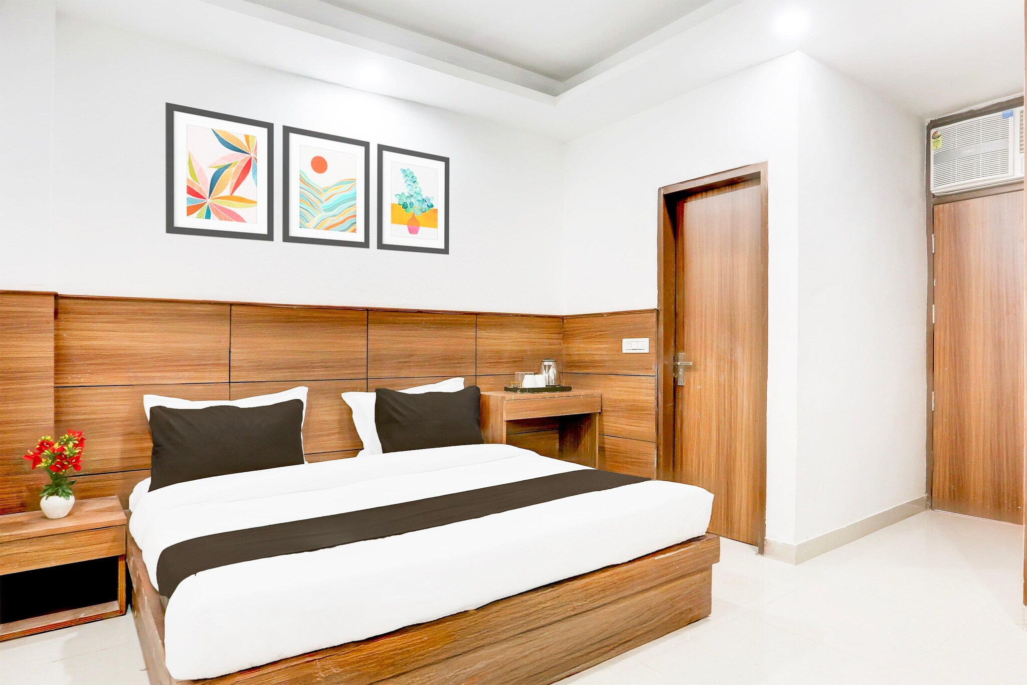 Enjoy a comfortable and hassle-free experience at our thoughtfully designed property. Each room is equipped with modern amenities, cozy bedding, and elegant decor to make you feel right at home. Located conveniently with easy access to public transport and major attractions, it's perfect for both business and leisure travelers. Cleanliness and guest comfort are our top priorities, and our team is available 24/7 to assist you throughout your stay.
Unmarried couples are warmly welcome at this property.
Guests with local ID proof are warmly welcome.
Foreign guests are welcome and allowed to stay at this property without any restrictions
Early Check-In Policy: A full day’s room rate will be charged for check-ins before 6:00 AM. Complimentary early check-in is available between 6:00 AM and 10:00 AM, subject to room availability.
Check-in is only available to guests aged 18 and above. Please provide a government-issued ID to confirm your age.