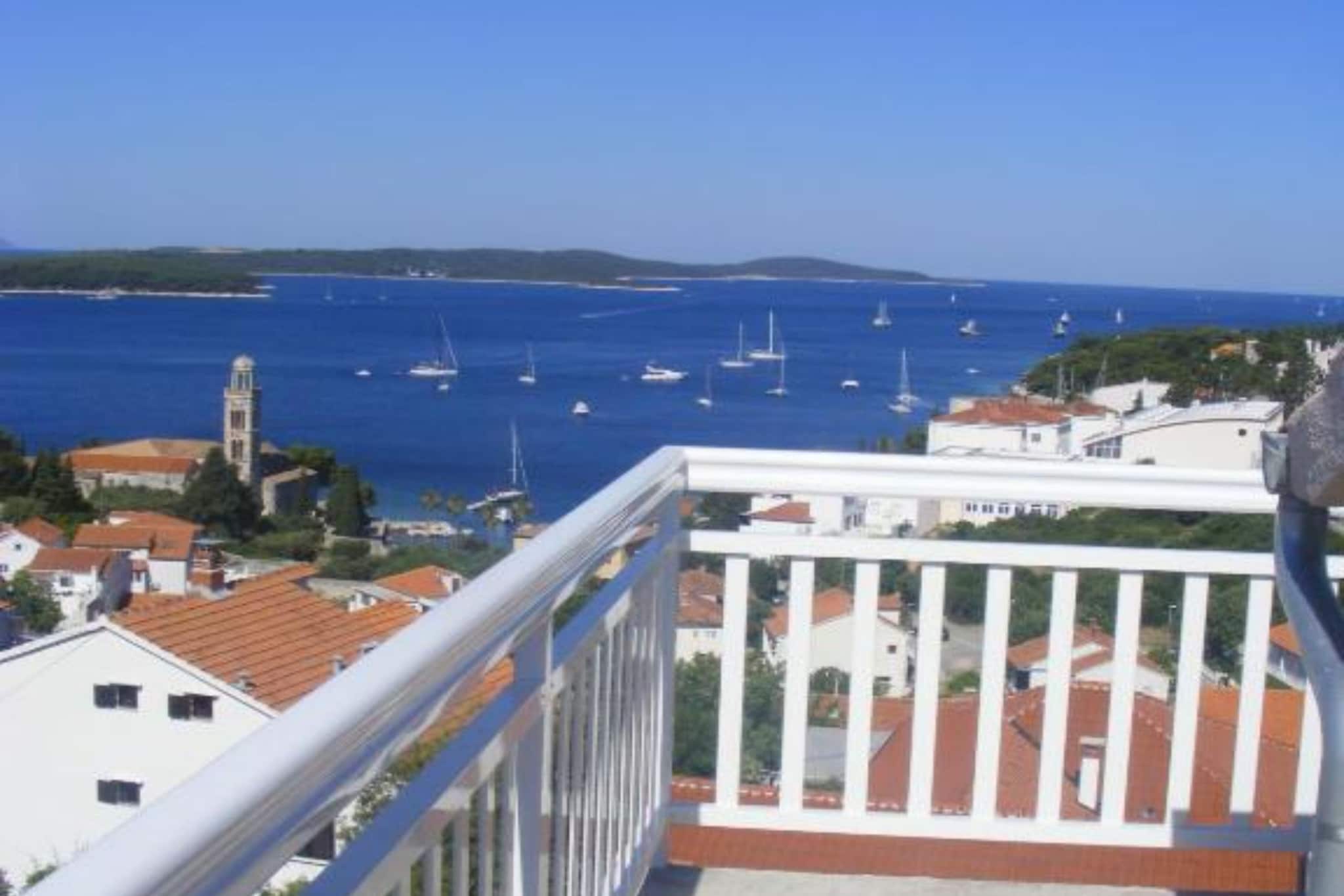 Azure Hvar Residence - (Ap2(One-Bedroom Apartment with Terace with Sea View (3 Adults) - Terrasbalkon