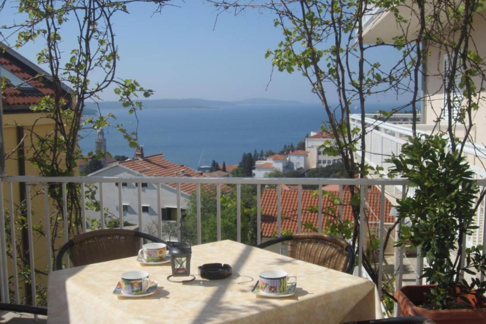 Azure Hvar Residence - (Apt 1) One-Bedroom Apartment with Terrace with Sea View (2 Adults) - Terrasbalkon