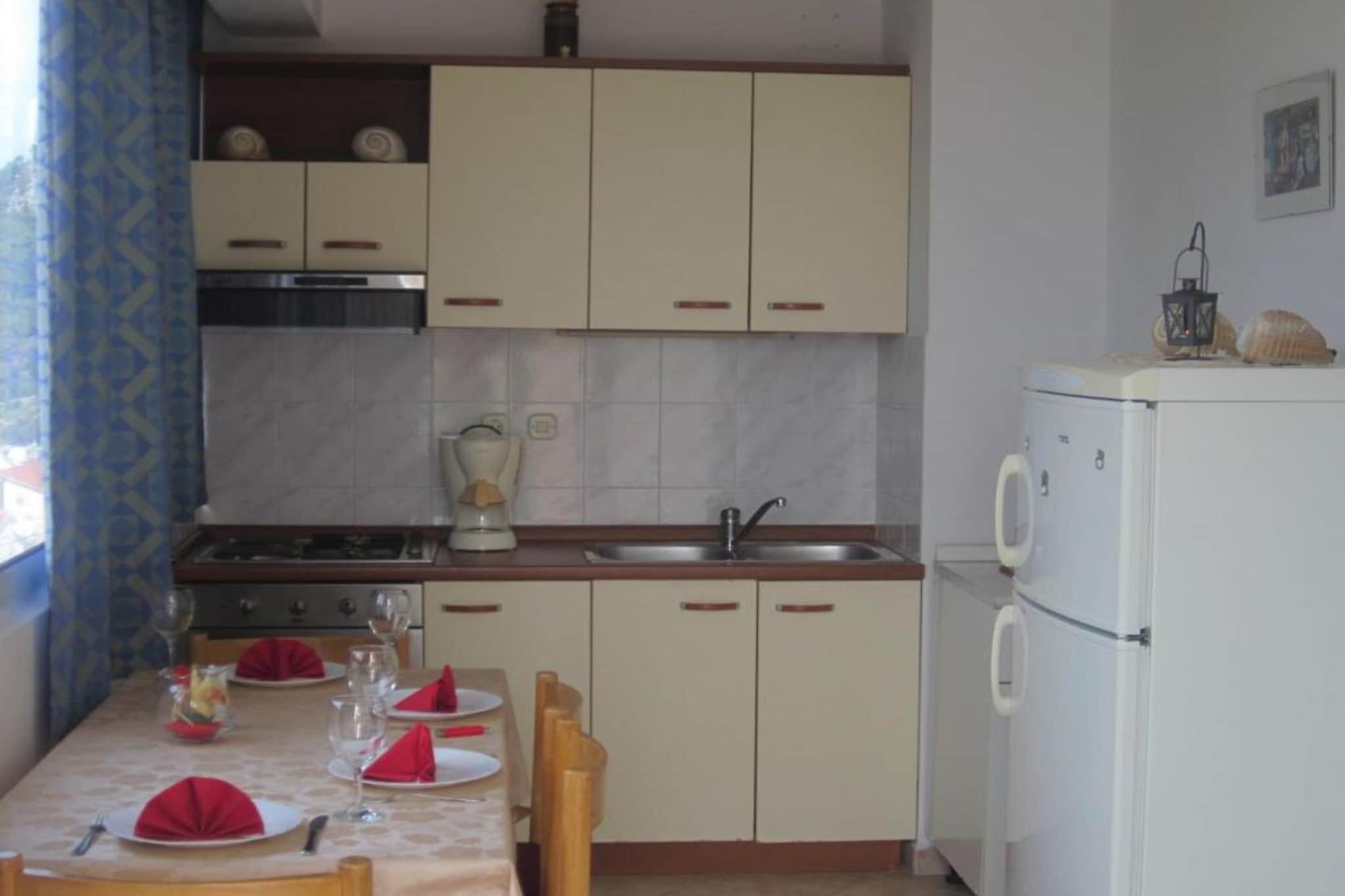 Azure Hvar Residence - (Apt 1) One-Bedroom Apartment with Terrace with Sea View (2 Adults) - Keuken