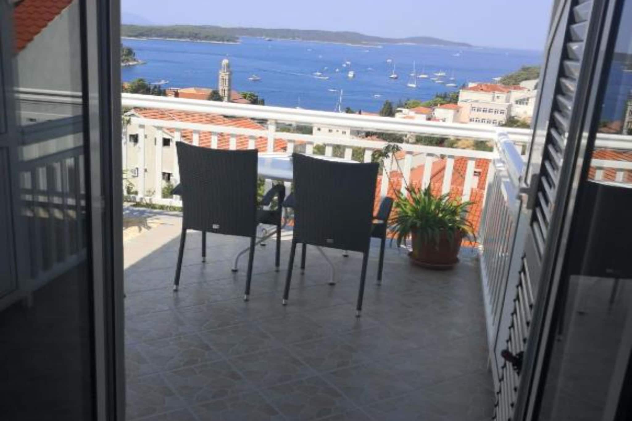 Azure Hvar Residence - Double Room with sea view  R1 - Terrasbalkon