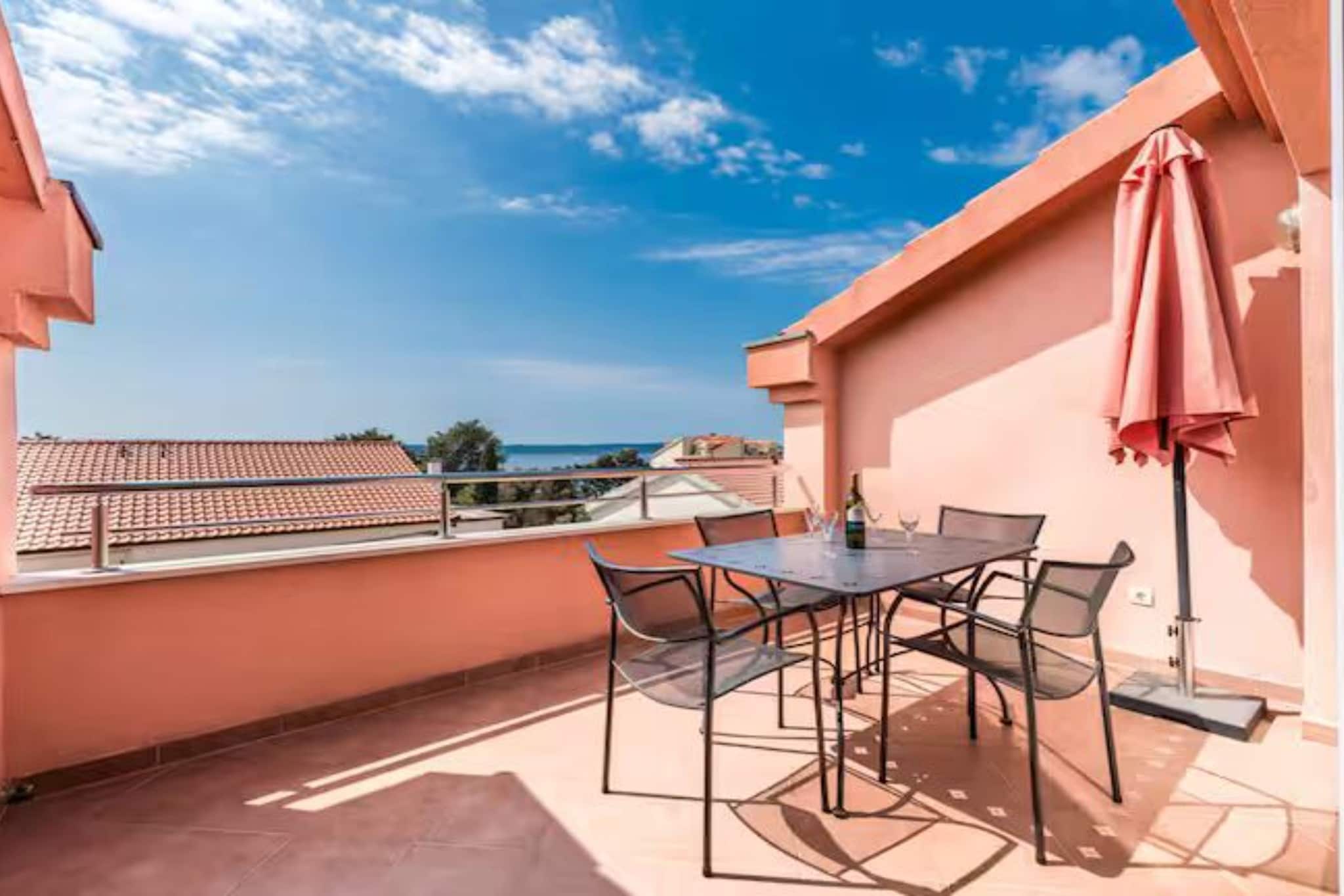 Mise Holiday Apartments - Two bedroom apartment III - Terrasbalkon