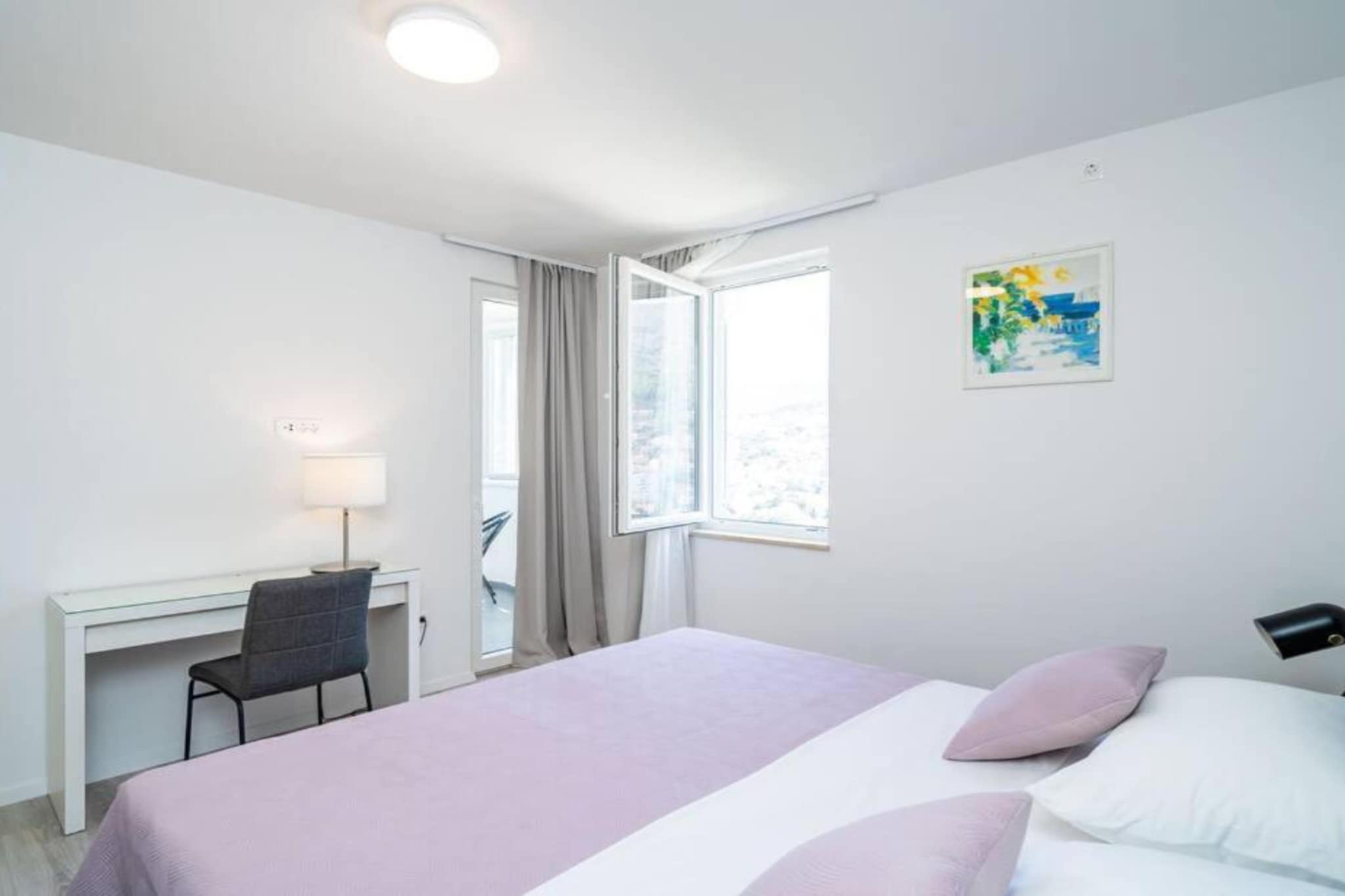 Apartment Petra & Iva - One Bedroom Apartment with Balcony - Chambre