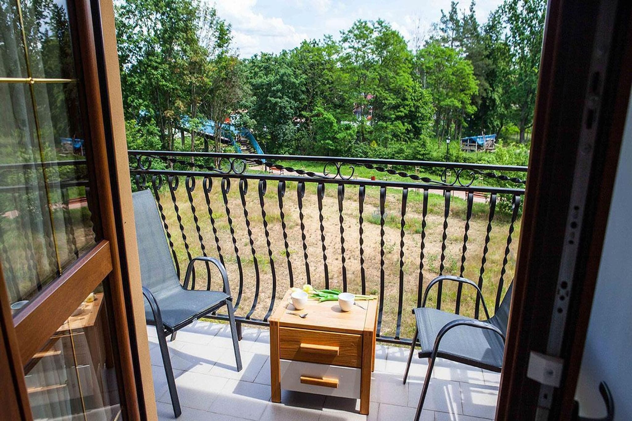 Gościniec Mazurski dla 12 osób - Terrasbalkon