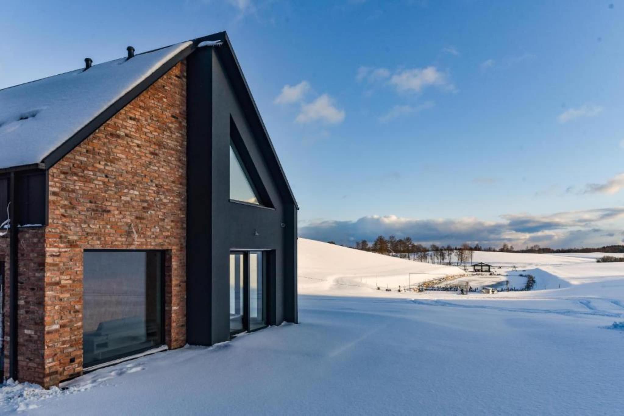 Dom wakacyjny LOFT 1 Nowy Podleś - Exterieur winter