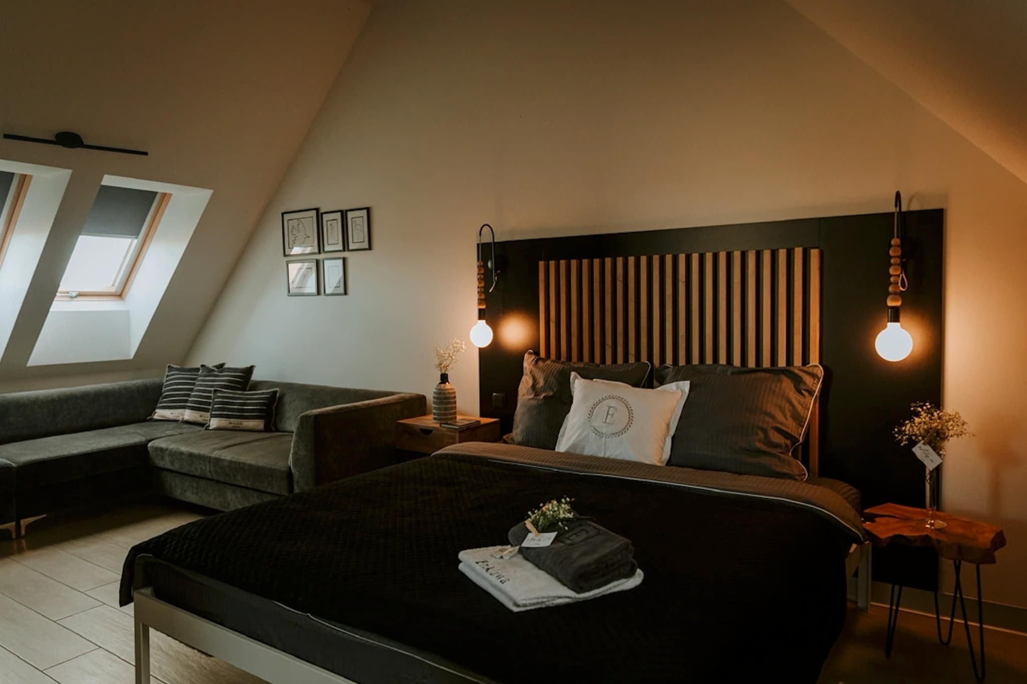 Dom wakacyjny LOFT 2 Nowy Podleś - Woonkamer