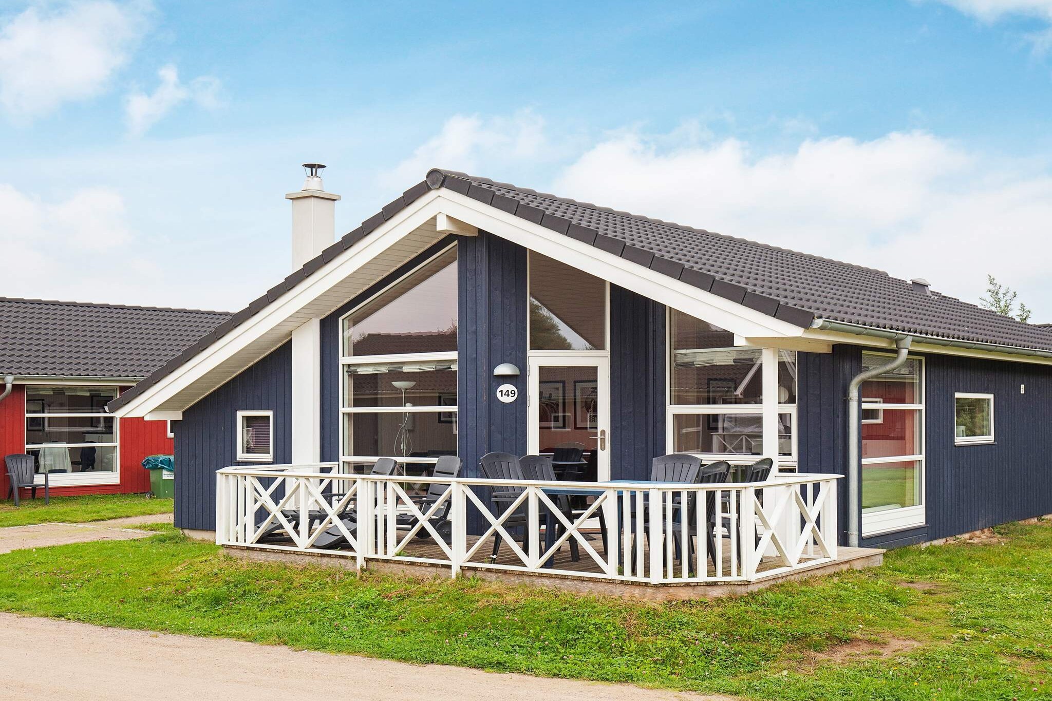 Experience a restorative escape at the Holiday Vital Resort Großenbrode in this high-quality Danish holiday home, perfectly situated near the scenic Baltic coast. Designed for up to six guests, this detached villa combines modern Scandinavian aesthetics with a bright, open-plan layout. The heart of the home is a spacious living area featuring a cozy wood-burning stove, which flows seamlessly into a fully equipped kitchen. Large windows invite natural light to flood the space, while the direct access to a partially covered terrace provides the perfect setting for enjoying long summer evenings or relaxing after a day of coastal exploration. The accommodation is thoughtfully arranged to prioritize both comfort and wellness across a practical single-level layout. Two well-appointed bedrooms and a charming sleeping alcovea favorite for childrenare each furnished with double beds to ensure a restful stay. For ultimate relaxation, the villa includes a private sauna, offering a sanctuary to warm up after a breezy walk by the sea. Every detail has been curated for convenience, including a washing machine with a tumble dryer function and high-speed WiFi. Please note that bed linen is a mandatory service at this resort and is provided at a rate of 24 EUR per person to ensure a seamless arrival. Outdoor living and resort amenities enhance the holiday experience, with the stunning coastline located just a short walk away. The park offers exceptional facilities, including a sports field for football and tennis, a free-to-use sports hall for badminton, and a nearby supermarket for daily essentials. For those traveling with pets, up to two furry friends are welcome for a fee of 40 EUR per pet per stay. The resort also provides dedicated charging points for electric vehicles near the reception. Whether you are enjoying the sauna or exploring the local beaches, this modern Scandinavian retreat offers a sophisticated and comfortable base for an unforgettable getaway.