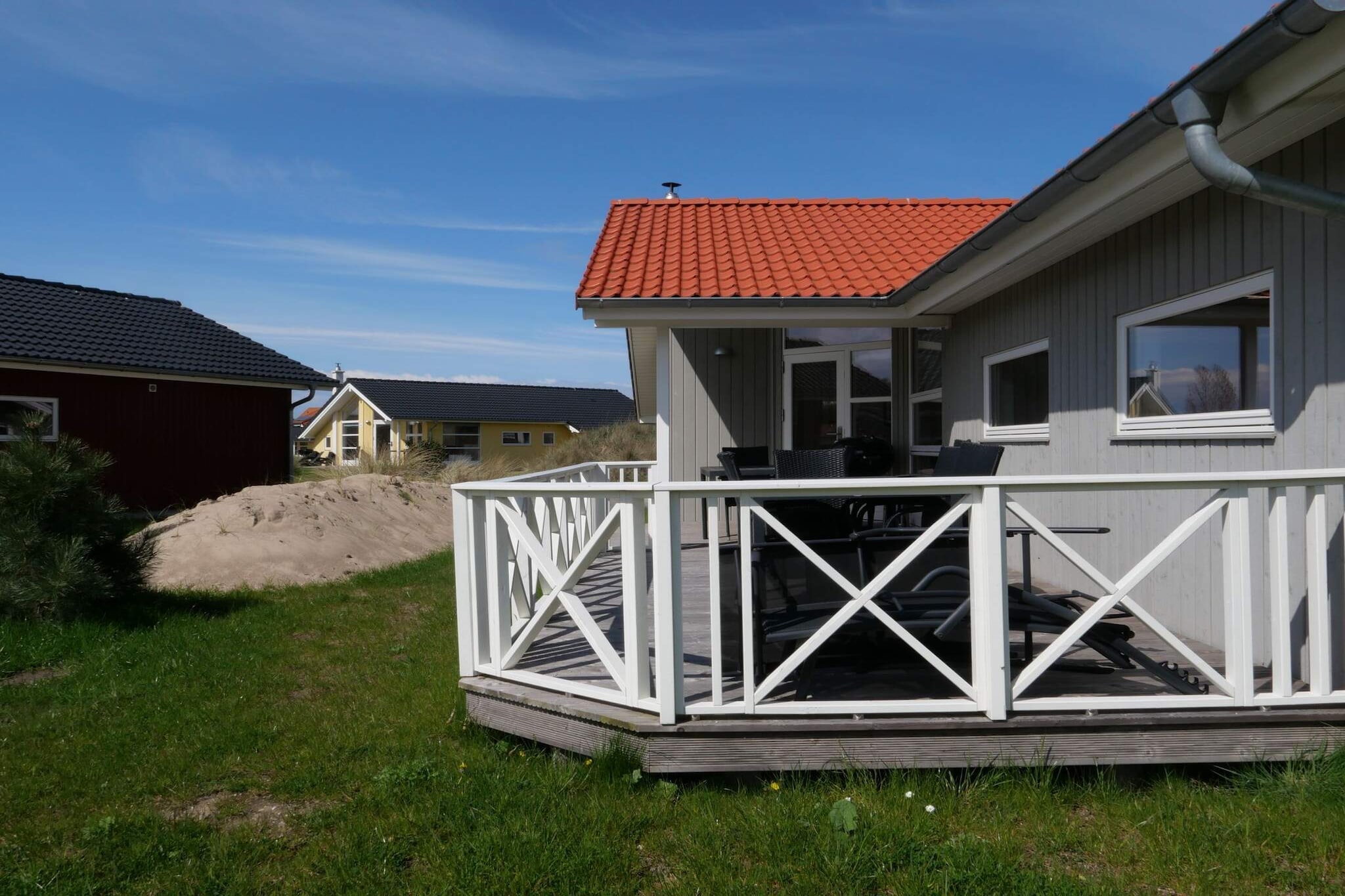 Ontspanningsoord in Scandinavische stijl met sauna