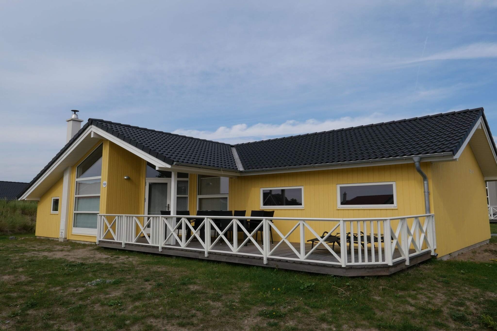 Base côtière avec sauna et terrasse ensoleillée