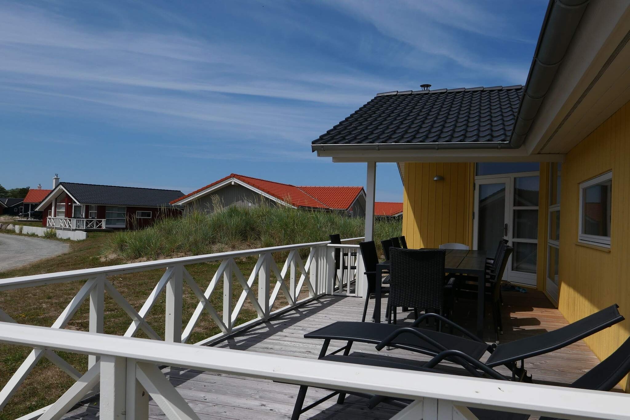 Base côtière avec sauna et terrasse ensoleillée