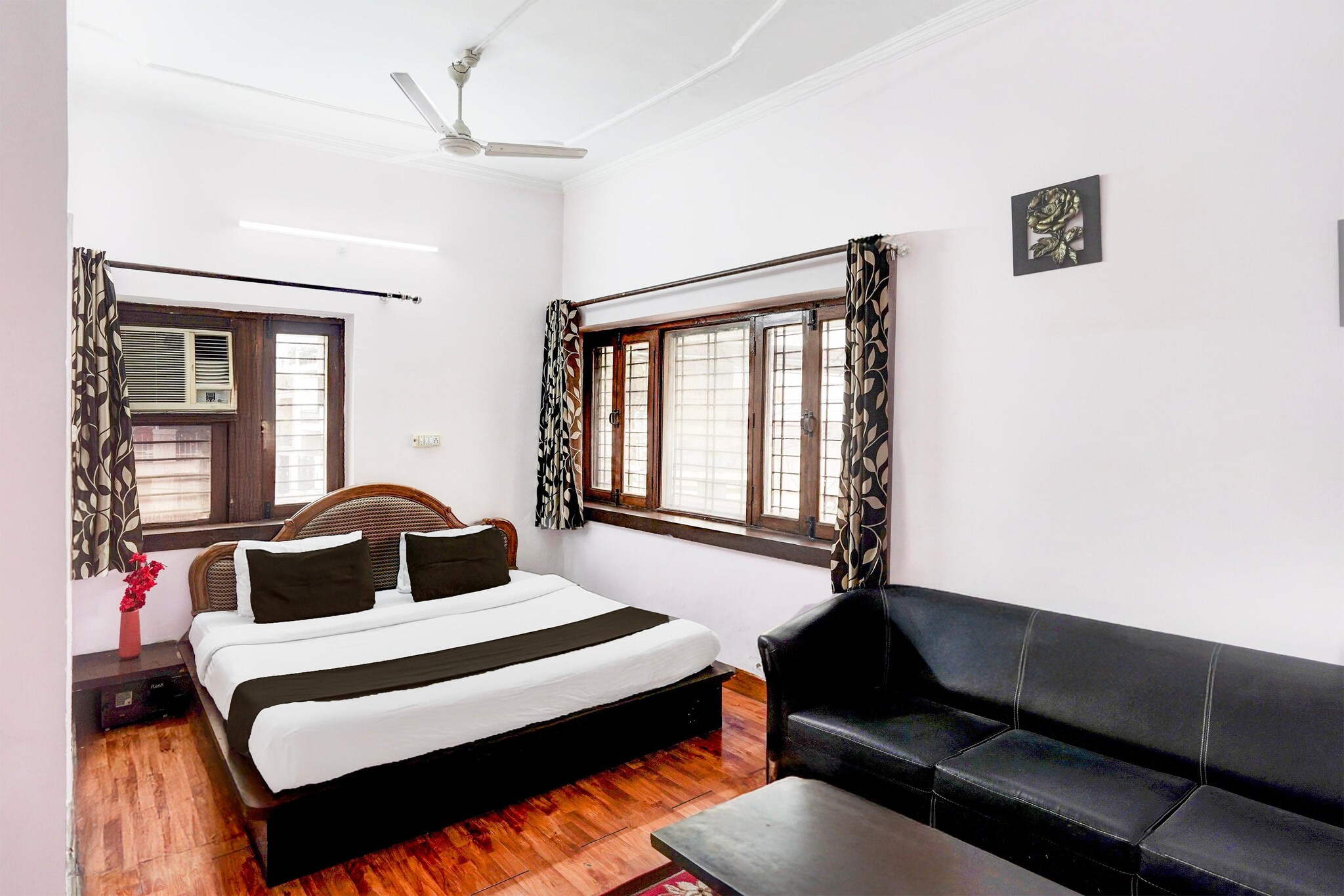 Enjoy a comfortable and hassle-free experience at our thoughtfully designed property. Each room is equipped with modern amenities, cozy bedding, and elegant decor to make you feel right at home. Located conveniently with easy access to public transport and major attractions, it's perfect for both business and leisure travelers. Cleanliness and guest comfort are our top priorities, and our team is available 24/7 to assist you throughout your stay.
Unmarried couples are warmly welcome at this property.
Guests with local ID proof are warmly welcome.
Foreign guests are welcome and allowed to stay at this property without any restrictions
Early Check-In Policy: A full day’s room rate will be charged for check-ins before 6:00 AM. Complimentary early check-in is available between 6:00 AM and 10:00 AM, subject to room availability.
Check-in is only available to guests aged 18 and above. Please provide a government-issued ID to confirm your age.