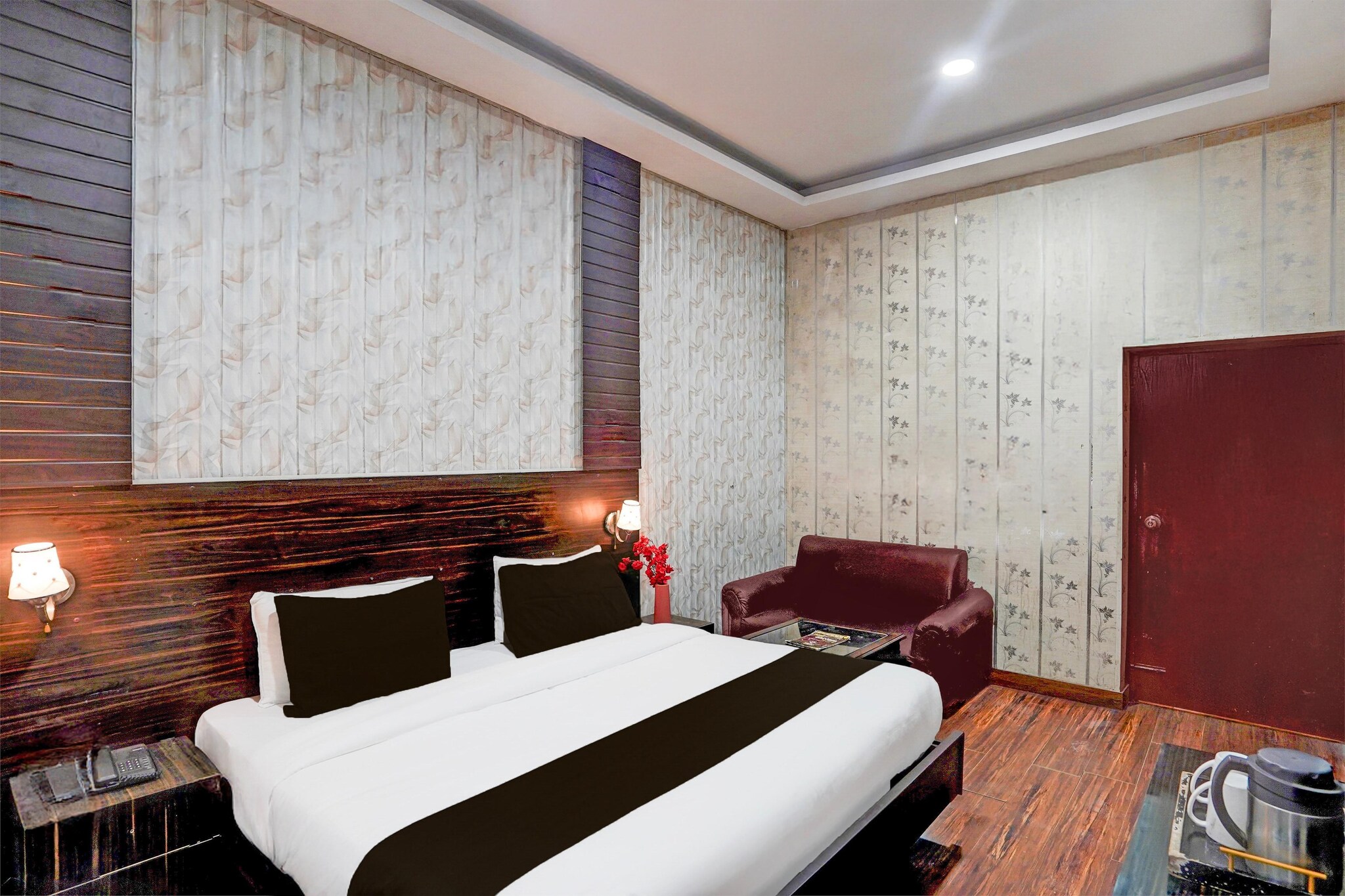 Enjoy a comfortable and hassle-free experience at our thoughtfully designed property. Each room is equipped with modern amenities, cozy bedding, and elegant decor to make you feel right at home. Located conveniently with easy access to public transport and major attractions, it's perfect for both business and leisure travelers. Cleanliness and guest comfort are our top priorities, and our team is available 24/7 to assist you throughout your stay.
Unmarried couples are warmly welcome at this property.
Guests with local ID proof are warmly welcome.
Foreign guests are welcome and allowed to stay at this property without any restrictions
Early Check-In Policy: A full day’s room rate will be charged for check-ins before 6:00 AM. Complimentary early check-in is available between 6:00 AM and 10:00 AM, subject to room availability.
Check-in is only available to guests aged 18 and above. Please provide a government-issued ID to confirm your age.