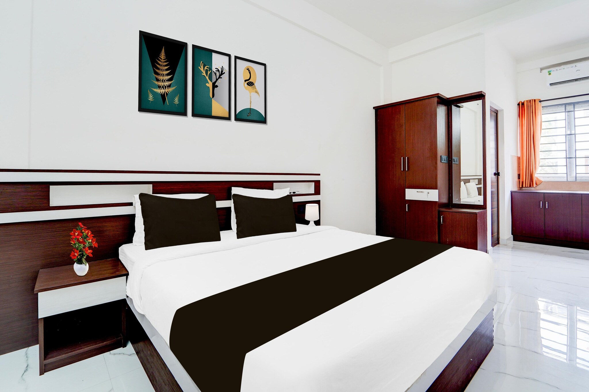 Enjoy a comfortable and hassle-free experience at our thoughtfully designed property. Each room is equipped with modern amenities, cozy bedding, and elegant decor to make you feel right at home. Located conveniently with easy access to public transport and major attractions, it's perfect for both business and leisure travelers. Cleanliness and guest comfort are our top priorities, and our team is available 24/7 to assist you throughout your stay.
 
Unmarried couples are warmly welcome at this property.
Guests with local ID proof are warmly welcome.
Foreign guests are welcome and allowed to stay at this property without any restrictions
Early Check-In Policy: A full day’s room rate will be charged for check-ins before 6:00 AM. Complimentary early check-in is available between 6:00 AM and 10:00 AM, subject to room availability.
 
Check-in is only available to guests aged 18 and above. Please provide a government-issued ID to confirm your age.