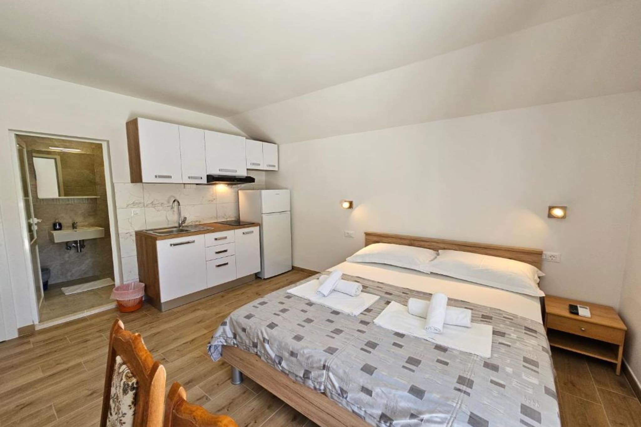 Adriatic Guesthouse Balota - Bungalow with Terrace 1 - Slaapkamer