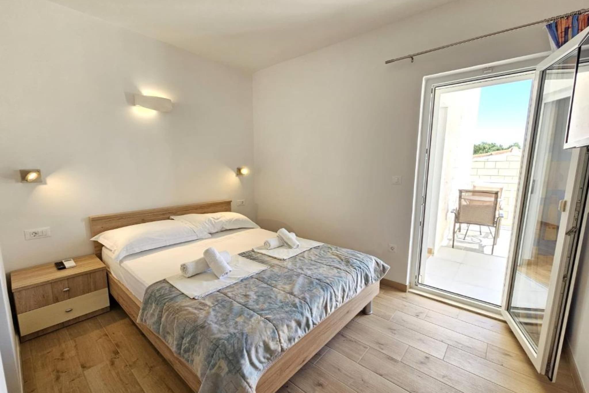 Adriatic Guesthouse Balota - Bungalow with Terrace 1 - Slaapkamer