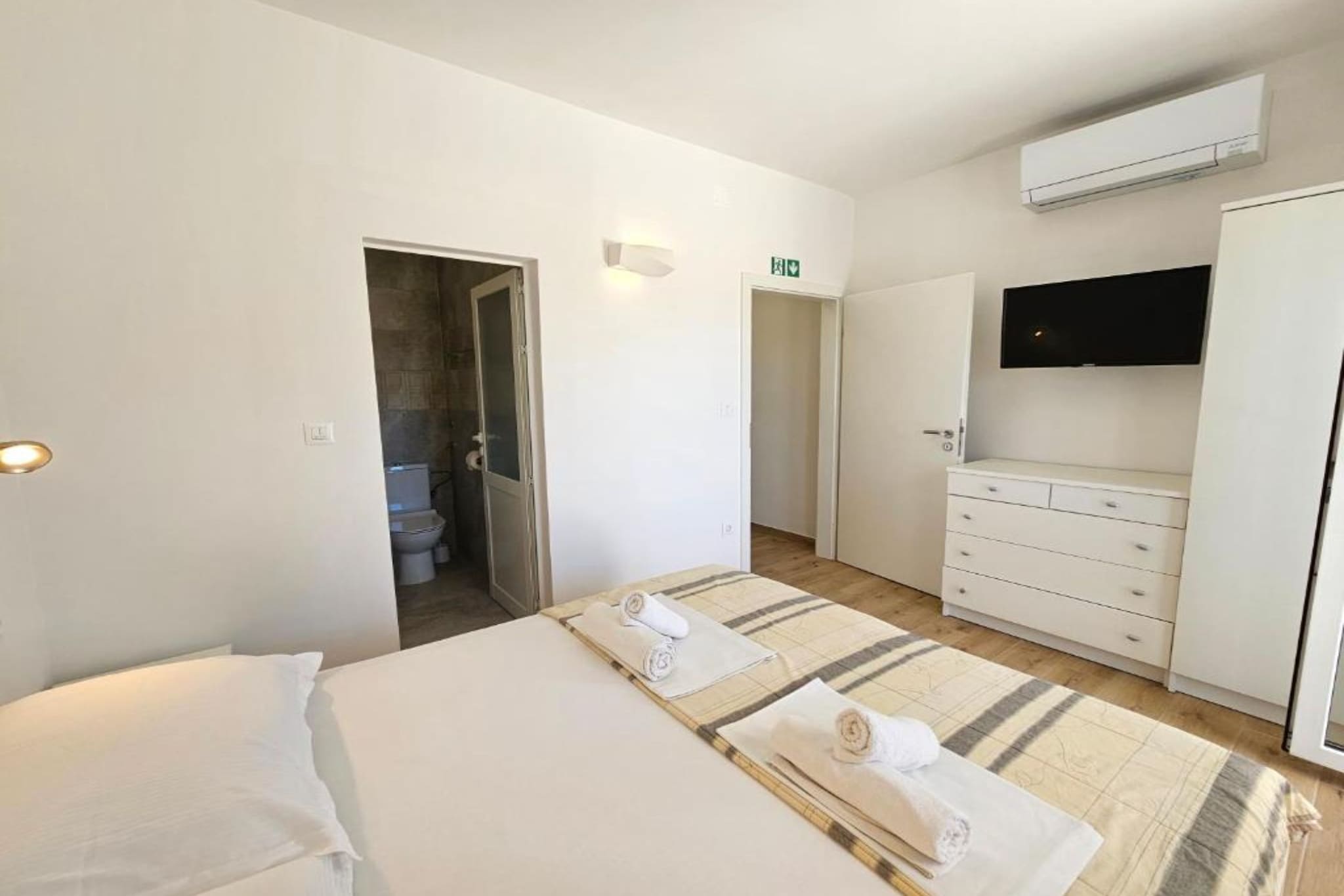 Adriatic Guesthouse Balota - Bungalow with Terrace 1 - Slaapkamer