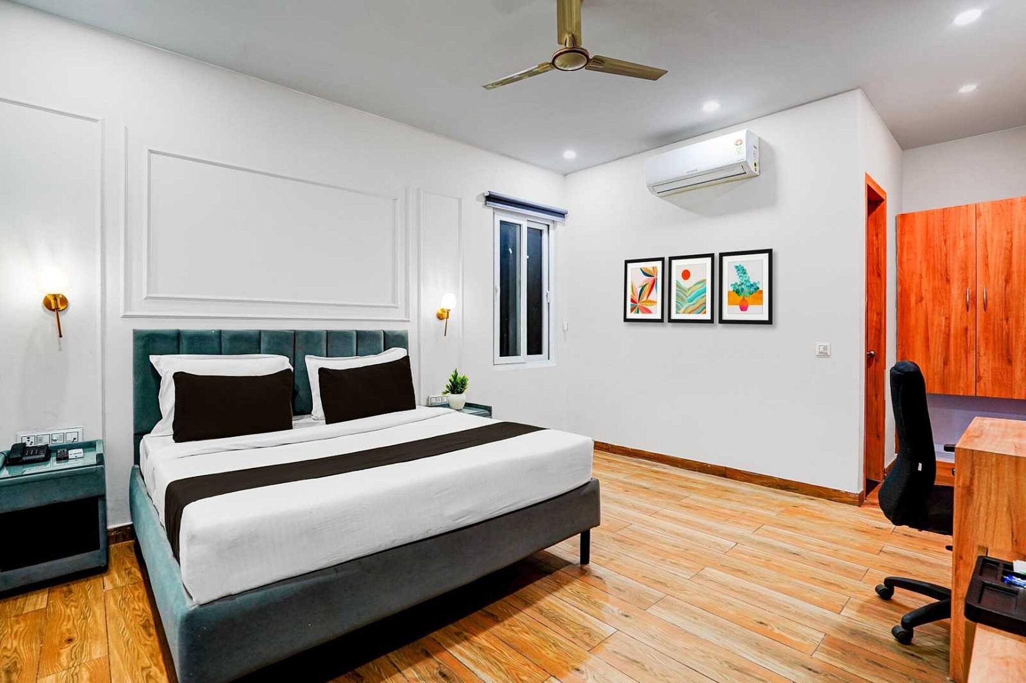 Enjoy a comfortable and hassle-free experience at our thoughtfully designed property. Each room is equipped with modern amenities, cozy bedding, and elegant decor to make you feel right at home. Located conveniently with easy access to public transport and major attractions, it's perfect for both business and leisure travelers. Cleanliness and guest comfort are our top priorities, and our team is available 24/7 to assist you throughout your stay.
Unmarried couples are warmly welcome at this property.
Guests with local ID proof are warmly welcome.
Foreign guests are welcome and allowed to stay at this property without any restrictions
Early Check-In Policy: A full day’s room rate will be charged for check-ins before 6:00 AM. Complimentary early check-in is available between 6:00 AM and 10:00 AM, subject to room availability.
Check-in is only available to guests aged 18 and above. Please provide a government-issued ID to confirm your age.