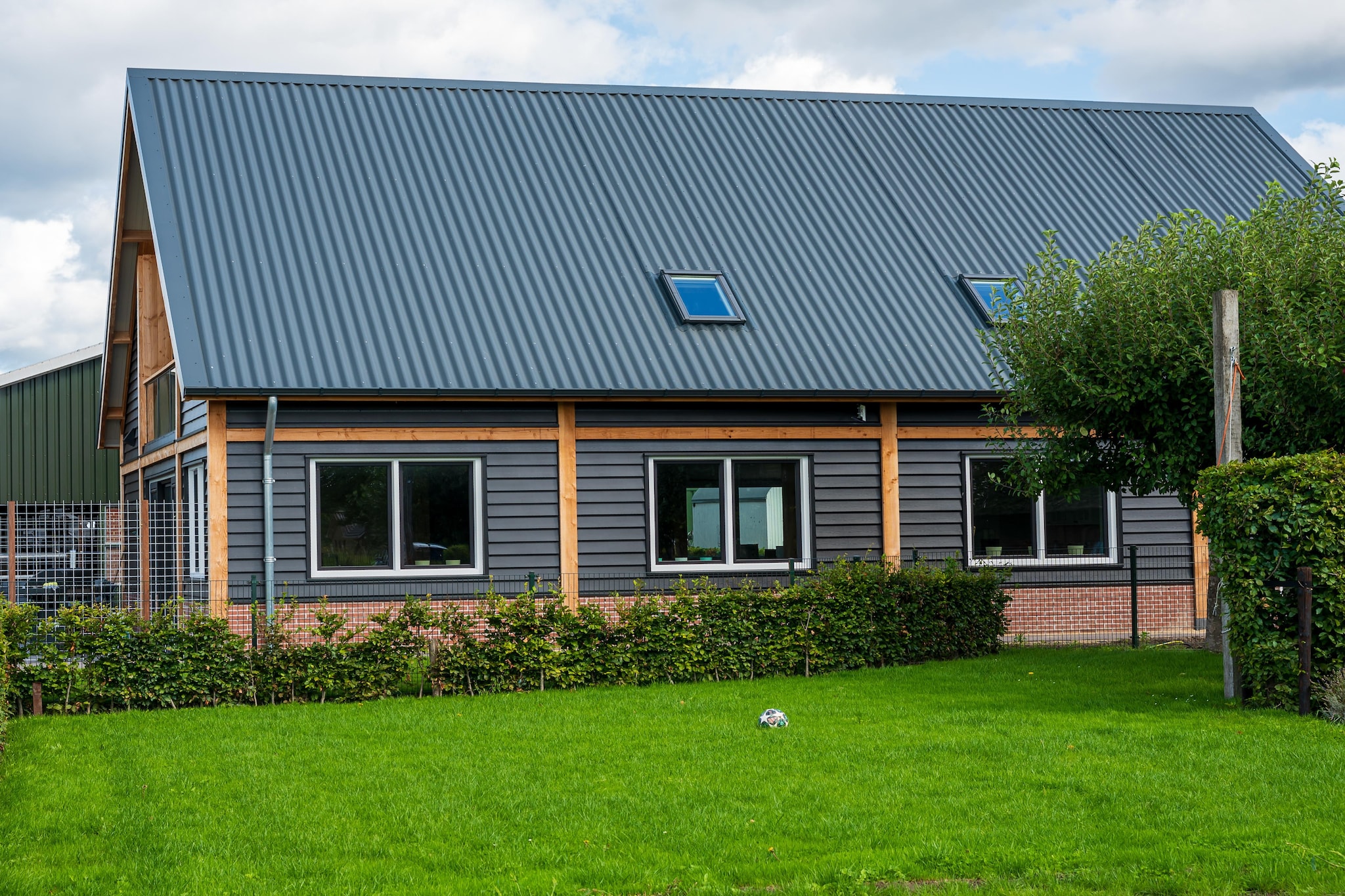 The New Barn - Buitenkant zomer