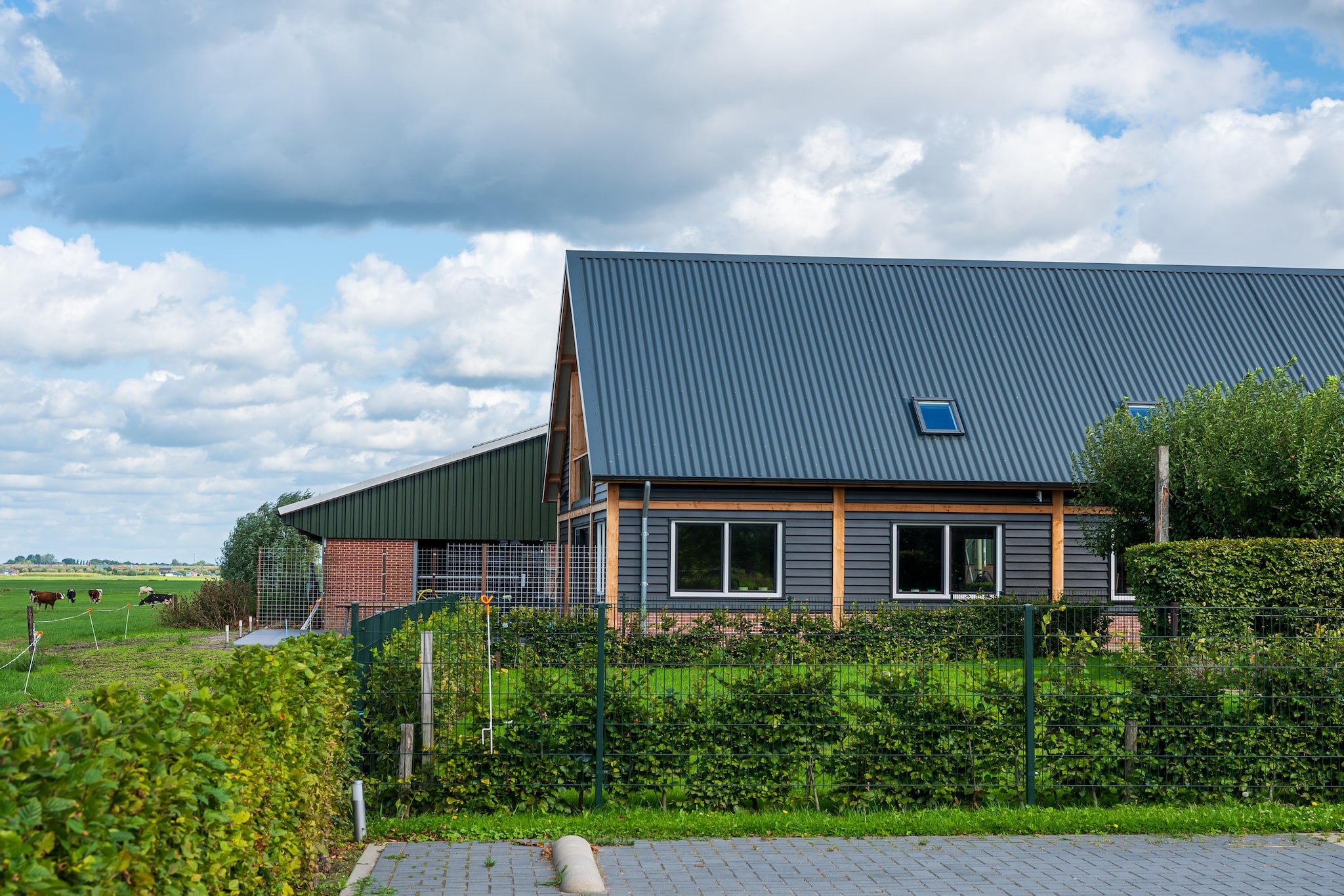 The New Barn - Buitenkant zomer