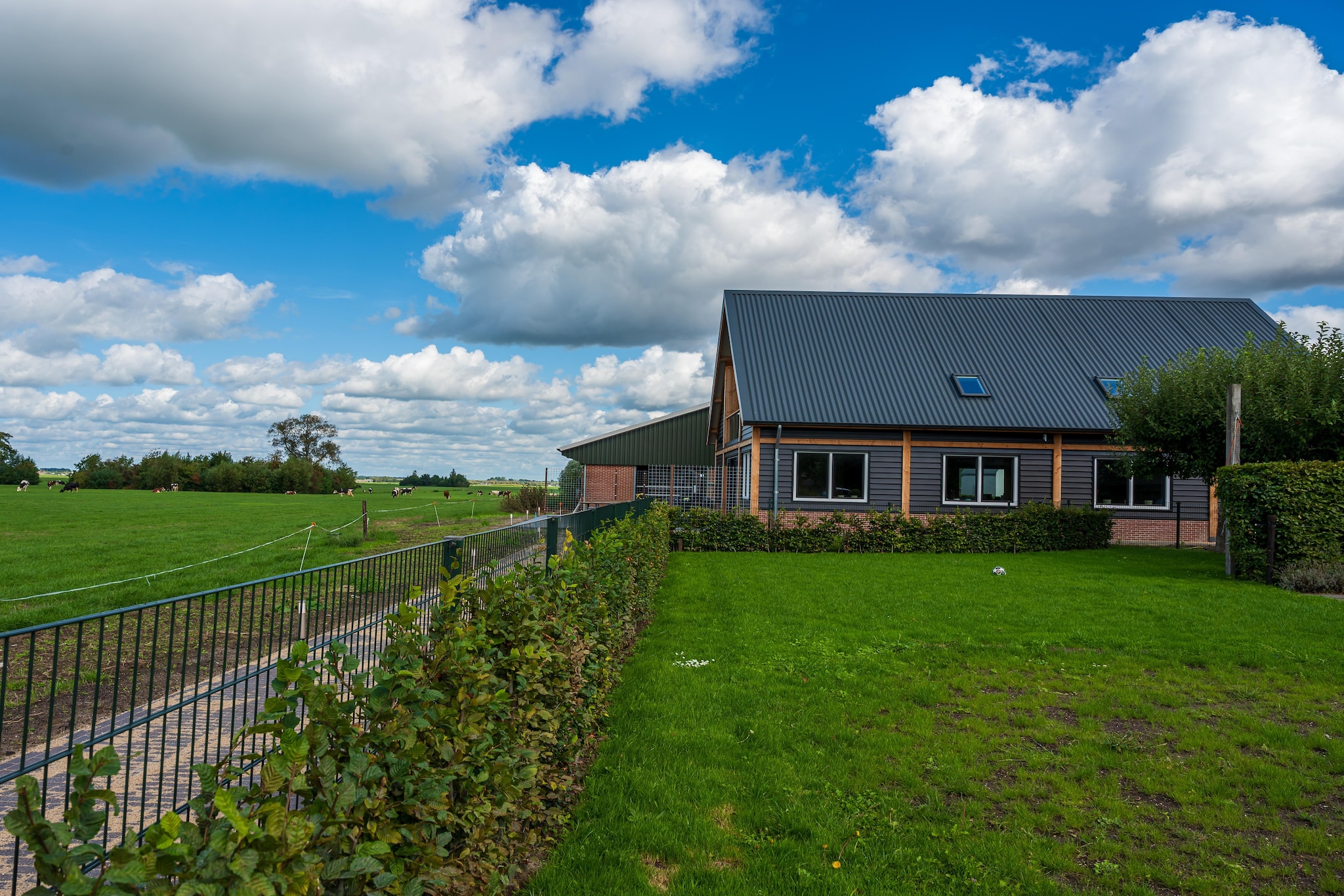 The New Barn - Buitenkant zomer