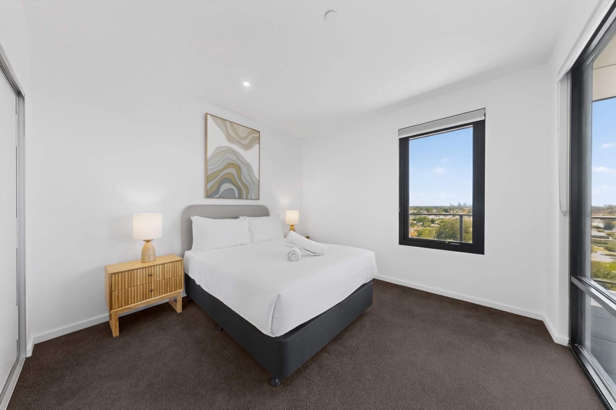 This brand new 2-bedroom, 2-bathroom apartment is perfect for those looking for a stylish and comfortable stay in Cannington. Enjoy the modern amenities, private garage parking, and easy access to local shops and transport. Guests will benefit from self-check-in, with detailed instructions provided before arrival. Whether you're here for business or leisure, this apartment offers everything you need for a relaxing stay.
Situated in the heart of Cannington, this newly developed apartment offers easy access to a range of exciting attractions. Whether you’re here for a business trip or a relaxing getaway, you’ll be close to some of Perth's best experiences.
 
Main Attractions:
 
- Westfield Carousel: A large shopping centre offering a wide range of retail stores, dining options, and entertainment, just a short drive away.
 
- Canning River Regional Park: Perfect for nature lovers, this tranquil park features walking trails, picnic areas, and birdwatching opportunities along the beautiful Canning River.
 
- Perth Zoo: Located just a short drive away, Perth Zoo is home to a variety of native and exotic animals, perfect for a day out with family or friends.
 
- The Perth Mint: Discover the rich history of Australia's gold rush with fascinating exhibits and the chance to see gold poured before your eyes.
 
- Cannington Leisureplex: This local leisure centre features a variety of sporting and recreational facilities, including a pool, gym, and outdoor activities.