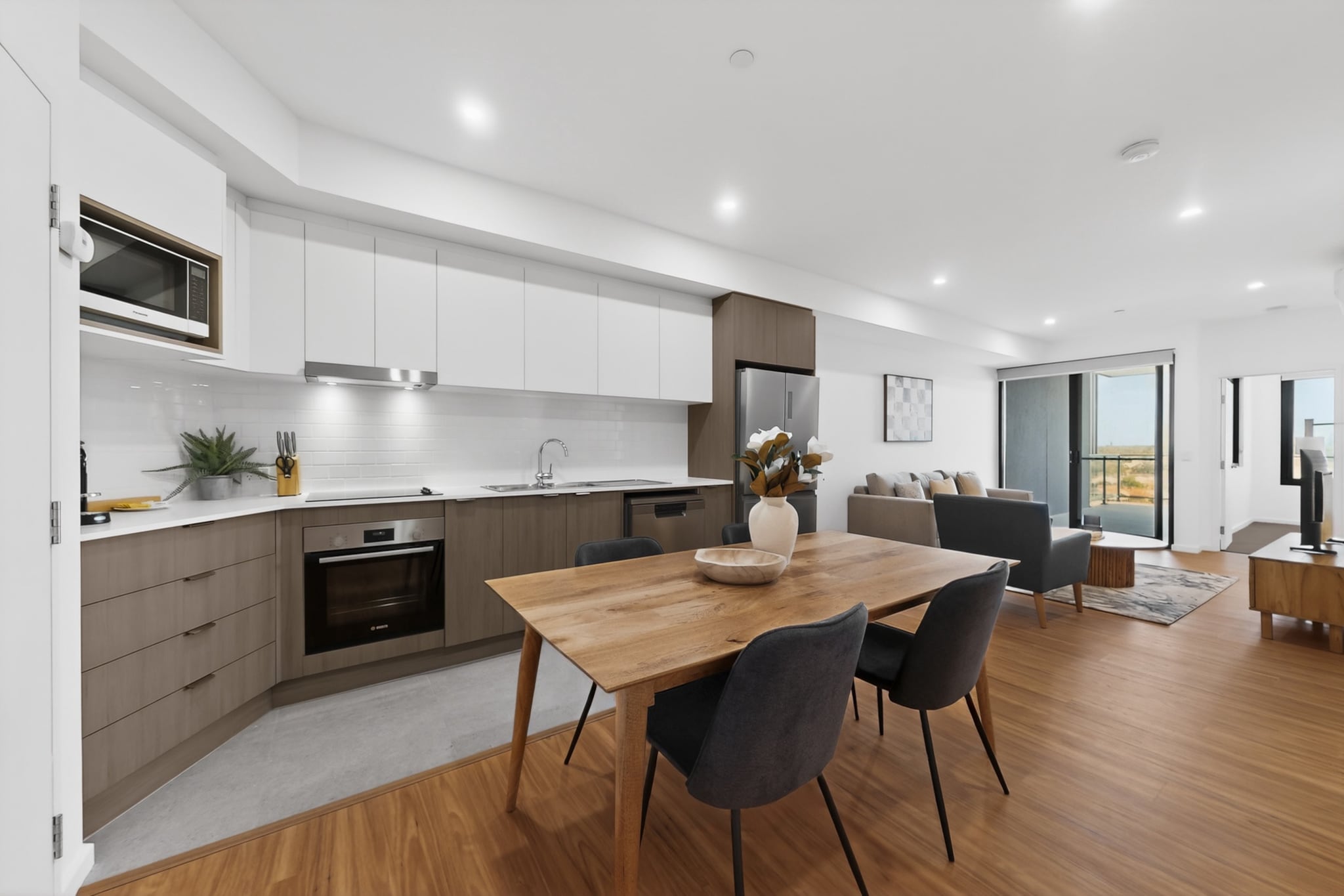 This newly developed 2-bedroom, 2-bathroom apartment offers a stylish and modern space perfect for both business and leisure travellers. Located in the heart of Cannington, the apartment features a well-equipped kitchen, comfortable living areas, and a private balcony. Guests will benefit from convenient self-check-in, with access provided via a letterbox system. With secure parking and easy access to transport, this is an ideal base for exploring the area.
Situated in the heart of Cannington, this newly developed apartment offers easy access to a range of exciting attractions. Whether you’re here for a business trip or a relaxing getaway, you’ll be close to some of Perth's best experiences.
 
Main Attractions:
 
- Westfield Carousel: A large shopping centre offering a wide range of retail stores, dining options, and entertainment, just a short drive away.
 
- Canning River Regional Park: Perfect for nature lovers, this tranquil park features walking trails, picnic areas, and birdwatching opportunities along the beautiful Canning River.
 
- Perth Zoo: Located just a short drive away, Perth Zoo is home to a variety of native and exotic animals, perfect for a day out with family or friends.
 
- The Perth Mint: Discover the rich history of Australia's gold rush with fascinating exhibits and the chance to see gold poured before your eyes.
 
- Cannington Leisureplex: This local leisure centre features a variety of sporting and recreational facilities, including a pool, gym, and outdoor activities.