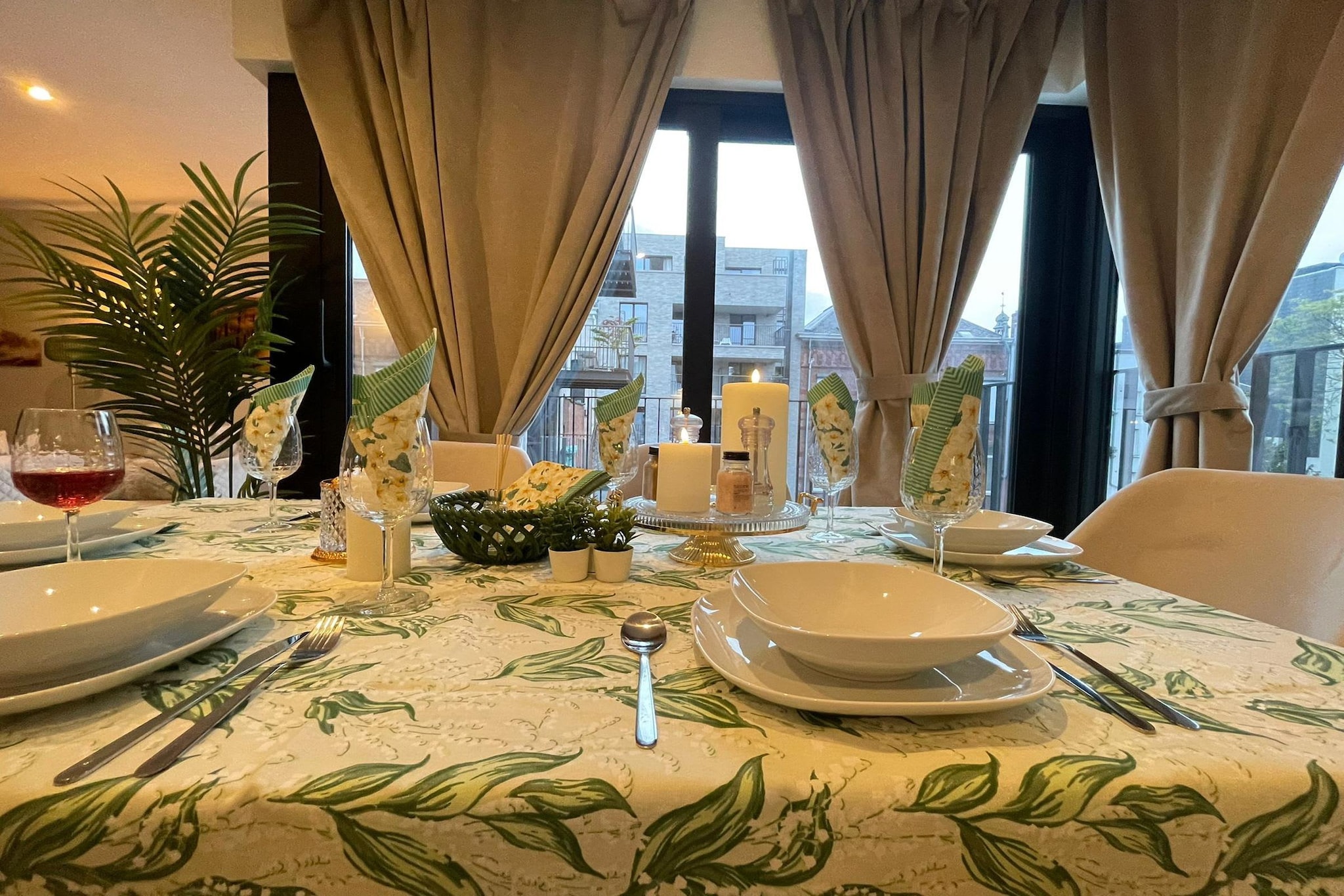 Located on Lange Kievitstraat just a 4-minute walk from Antwerp Central Station, this design-forward 2BR residence by OneLuxStay offers a bright and sophisticated sanctuary in a premier city location. Its prime position puts you at the gateway of the Diamond District and just steps from the Antwerp Zoo and Chocolate Nation, the world’s largest Belgian chocolate museum.

The interior is masterfully curated to maximize space and comfort, featuring a primary bedroom with a plush king-sized bed and a second bedroom with two comfortable single beds. With two full bathrooms, the suite provides a seamless routine for all guests, complete with premium essentials like body soap, shampoo, and fresh towels. For those balancing work and travel, a dedicated laptop-friendly workspace is provided alongside high-speed wireless internet and a flat-screen TV. Cultural icons like the Rubens House, the lush Stadspark, and the high-end boutiques of the Meir are all within a short walking distance.

The kitchen is a chef’s delight, fully equipped for complete self-catering with a dishwasher, oven, microwave, stove, and toaster. Added conveniences such as an in-unit washer and dryer, extra pillows, and wine glasses for relaxing evenings make this an ideal choice for extended stays. Families are warmly welcomed, with the space being fully suitable for infants and children. Safety is prioritized with integrated heating and comprehensive smoke and carbon monoxide detection, while luggage drop-off services and nearby paid parking options ensure a stress-free experience in the heart of Antwerp.