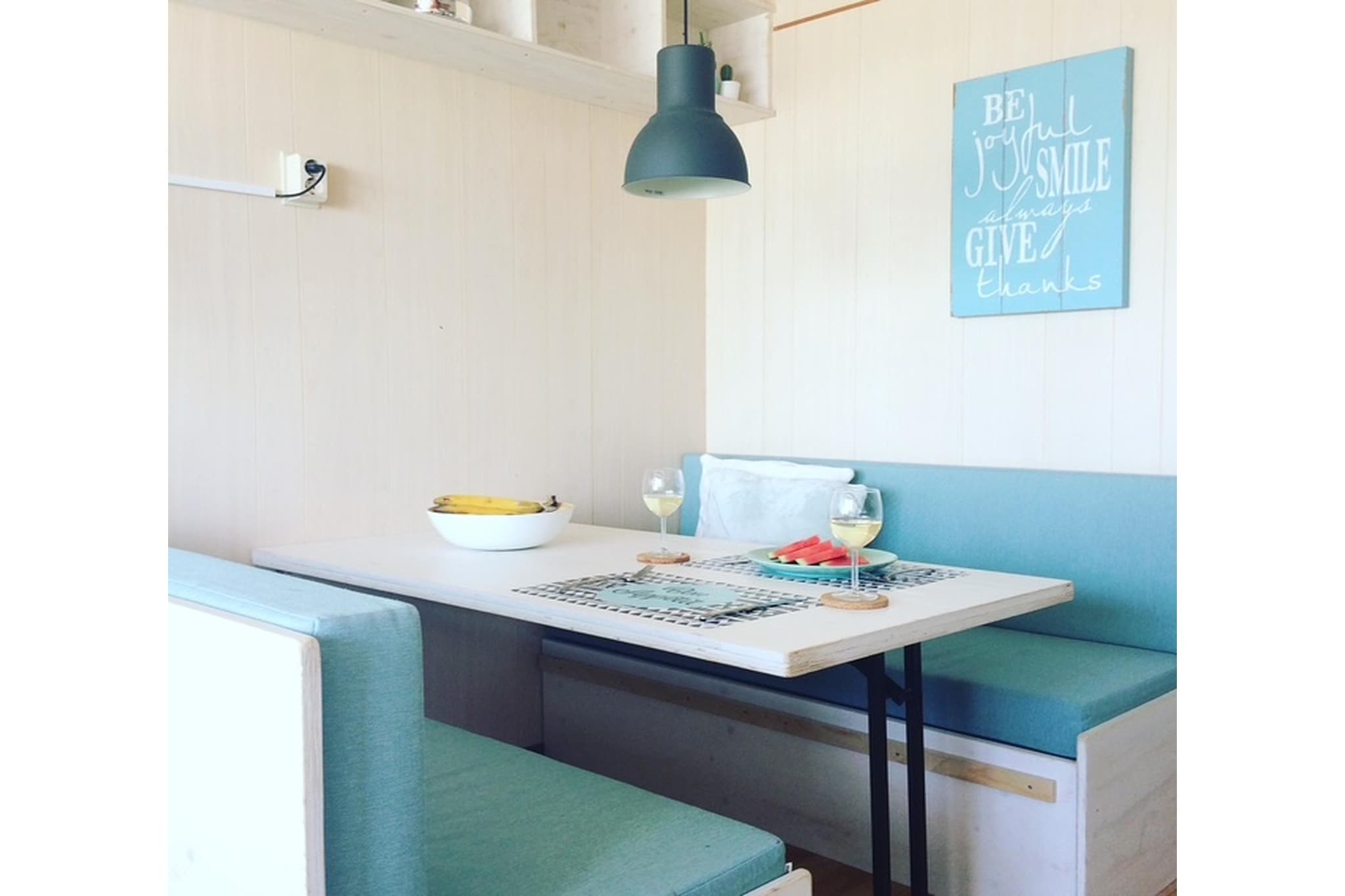 Step straight onto the sand from this cozy beachfront retreat in Dishoek, where the sea is quite literally at your doorstep. Designed for up to four guests and a baby, this compact yet inviting stay offers a rare opportunity to experience coastal living with uninterrupted views and the soothing sound of waves throughout the day.

Inside, the space is bright and thoughtfully arranged, featuring a sleeping area with a large double bed and two single beds, making it suitable for friends, families with kids, or small groups. The living and dining area includes comfortable seating, a flatscreen TV, and a dining table, creating a relaxed space to unwind or enjoy meals together. The kitchen is compact yet functional, equipped with a hob, oven, coffee machine, and fridge-freezer for easy self-catering. A bathroom with a shower and toilet completes the interior, while Wi-Fi and heating ensure comfort in all seasons.

The highlight of the home is its private terrace, offering beautiful sea views and a front-row seat to sunrise and sunset over the water. With garden furniture in place, it becomes the perfect spot for morning coffee or quiet evenings, while the beach just beyond extends your living space even further.

Located directly on the beach of Dishoek, the property offers immediate access to dunes, walking trails, and nearby village amenities within walking distance. Middelburg and Vlissingen are also within easy reach for day trips. With its unmatched location and cozy setup, this retreat is ideal for a peaceful and memorable seaside escape.