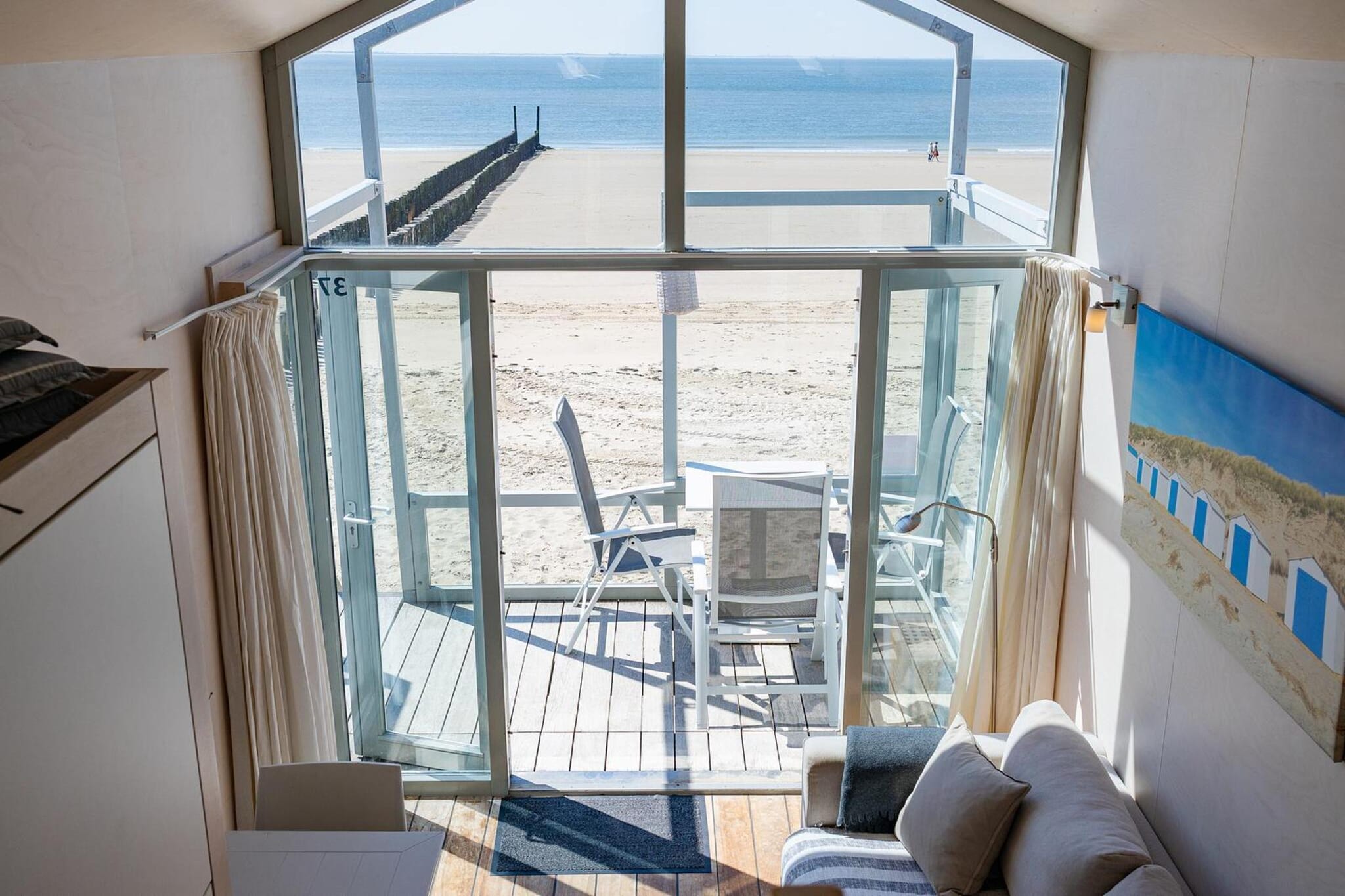 Sleep beachhouse - Beach Dishoek 37 I Dishoek - Woonkamer
